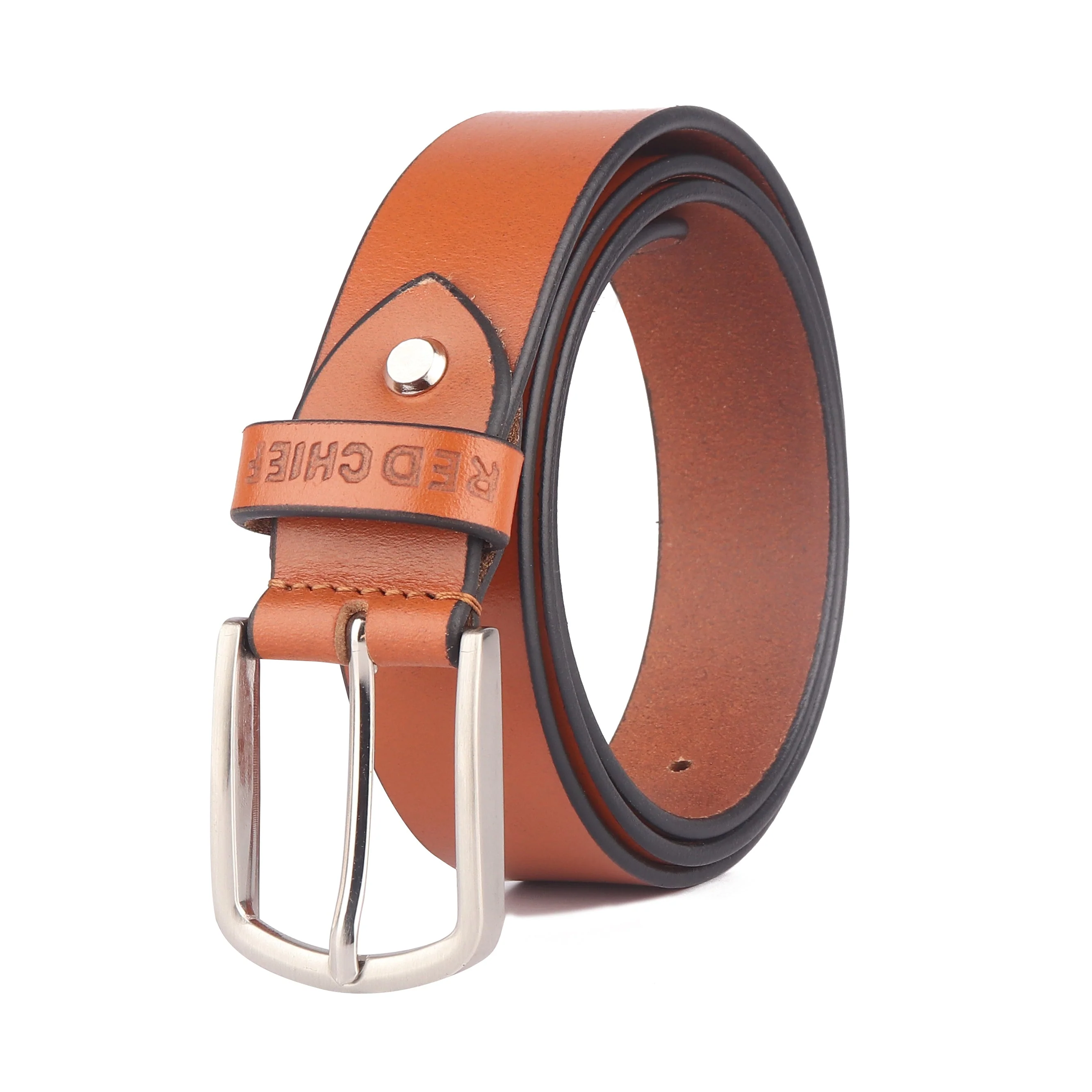 Red Chief Tan Belt for Men A80238 006 - Image 4