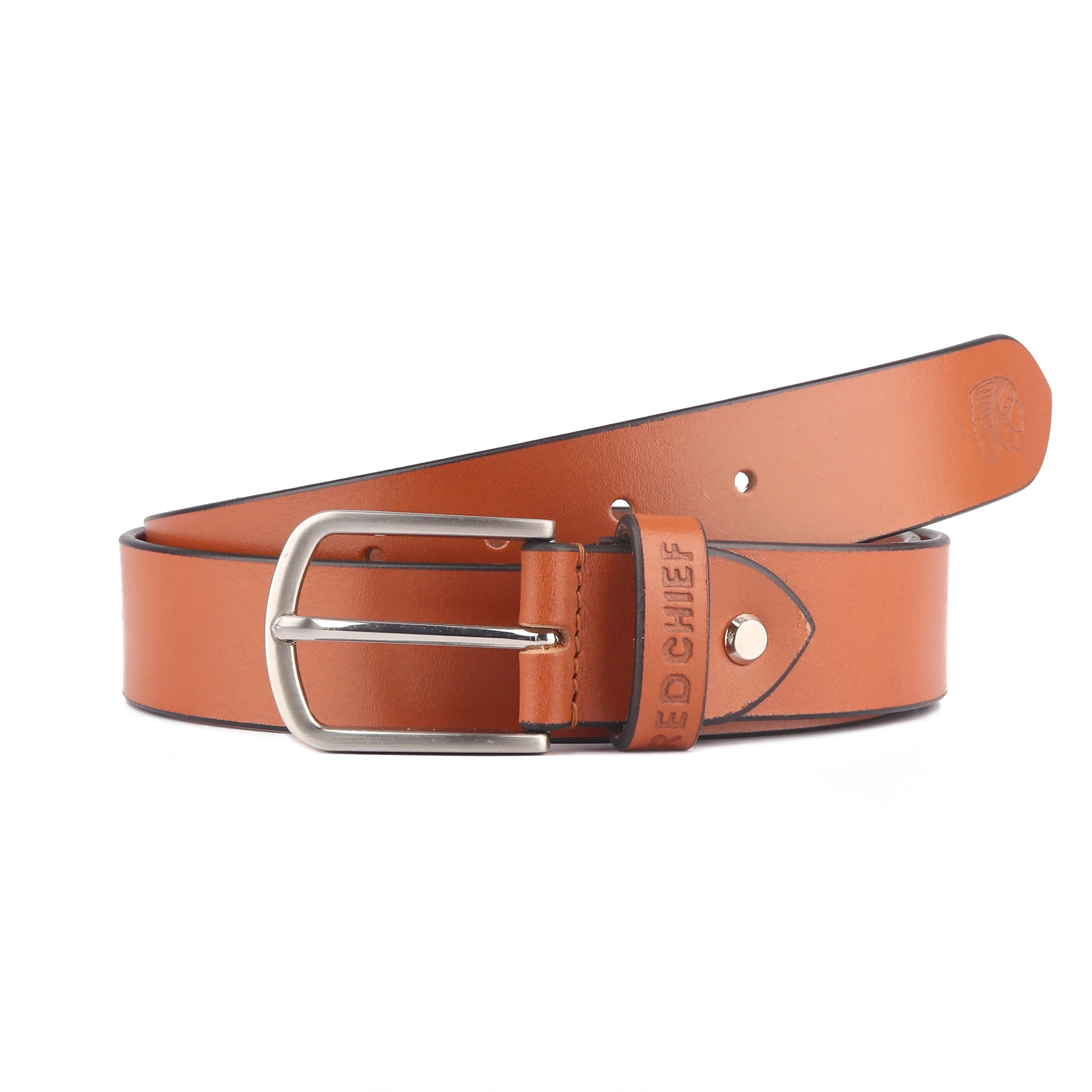 Red Chief Tan Belt for Men A80238 006 - Image 5