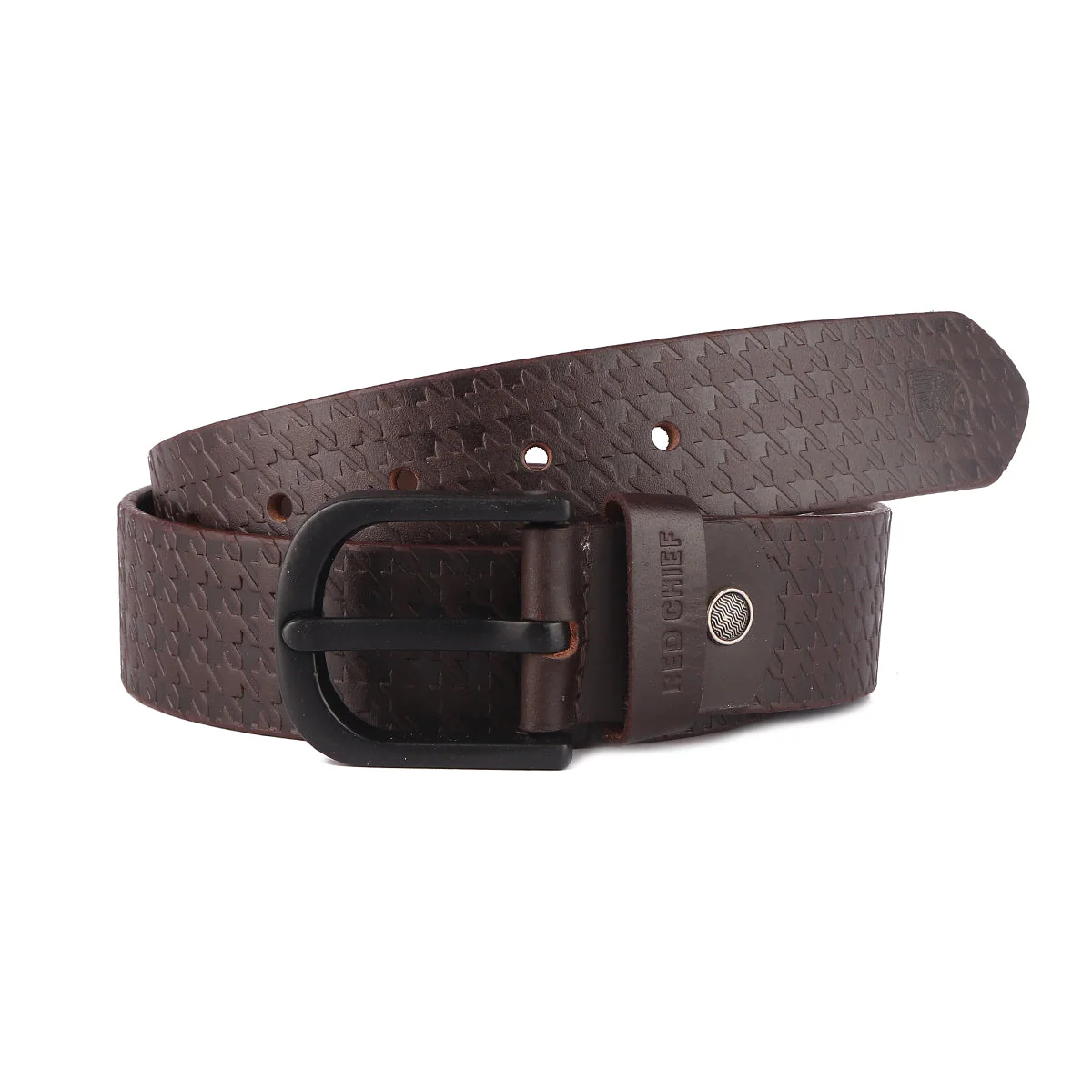 Red Chief Brown Belt for Men A80364 003 - Image 2