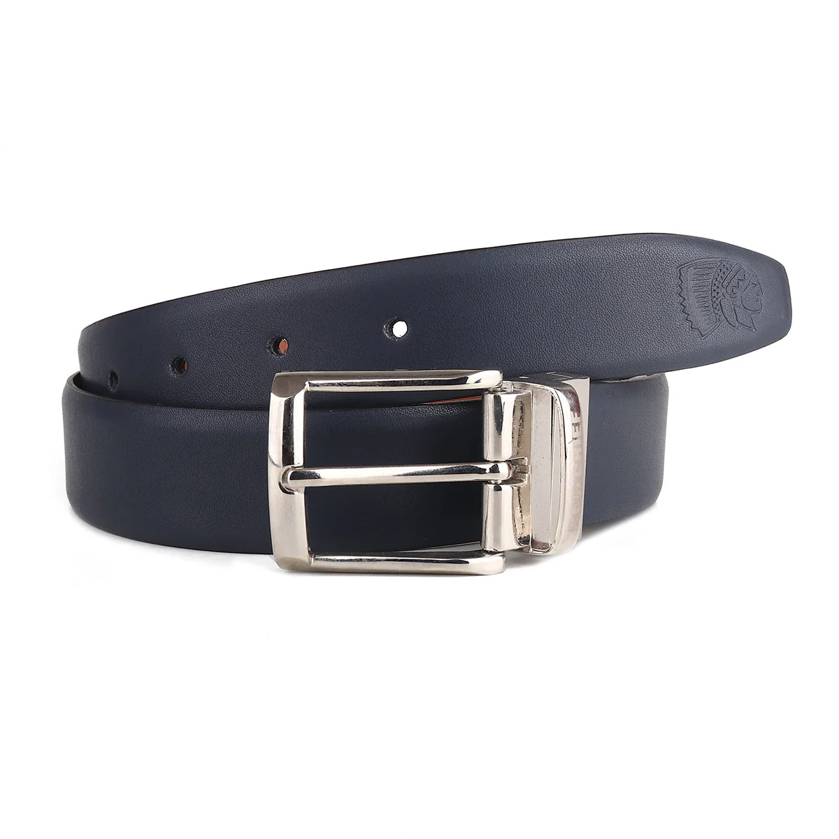 Red Chief Blue/Tan Belt for Men A80396 G00379 - Image 2