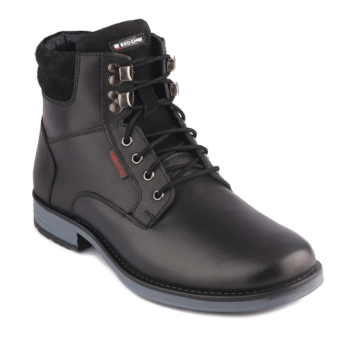 Red Chief Black Casual Boot for Men RC3770 001 - Image 6