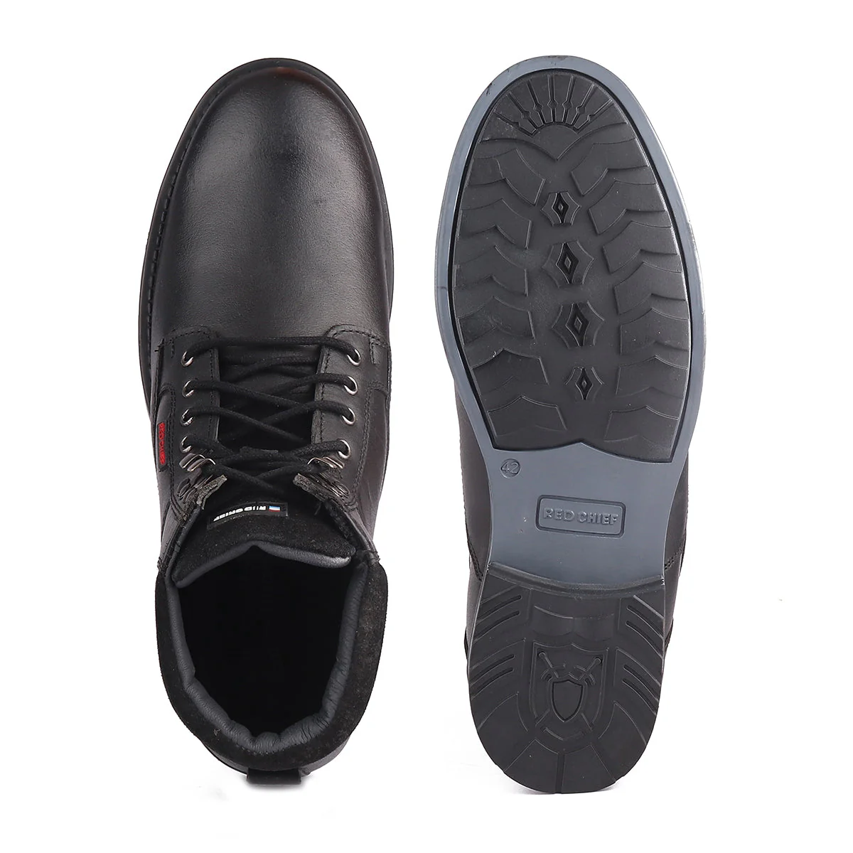 Red Chief Black Casual Boot for Men RC3770 001 - Image 8