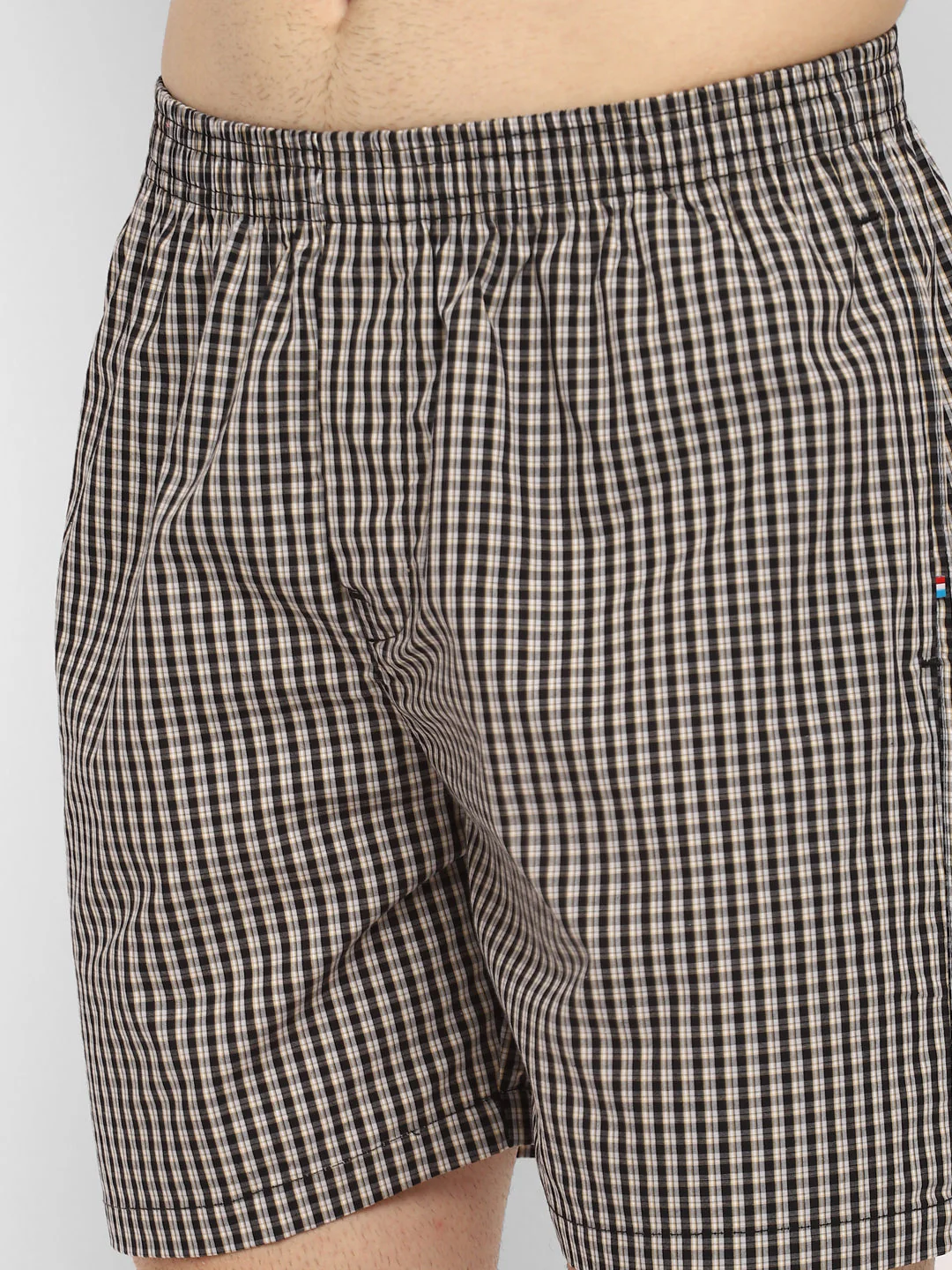 Red Chief Black/Grey Boxer for Men B20010 104 - Image 3