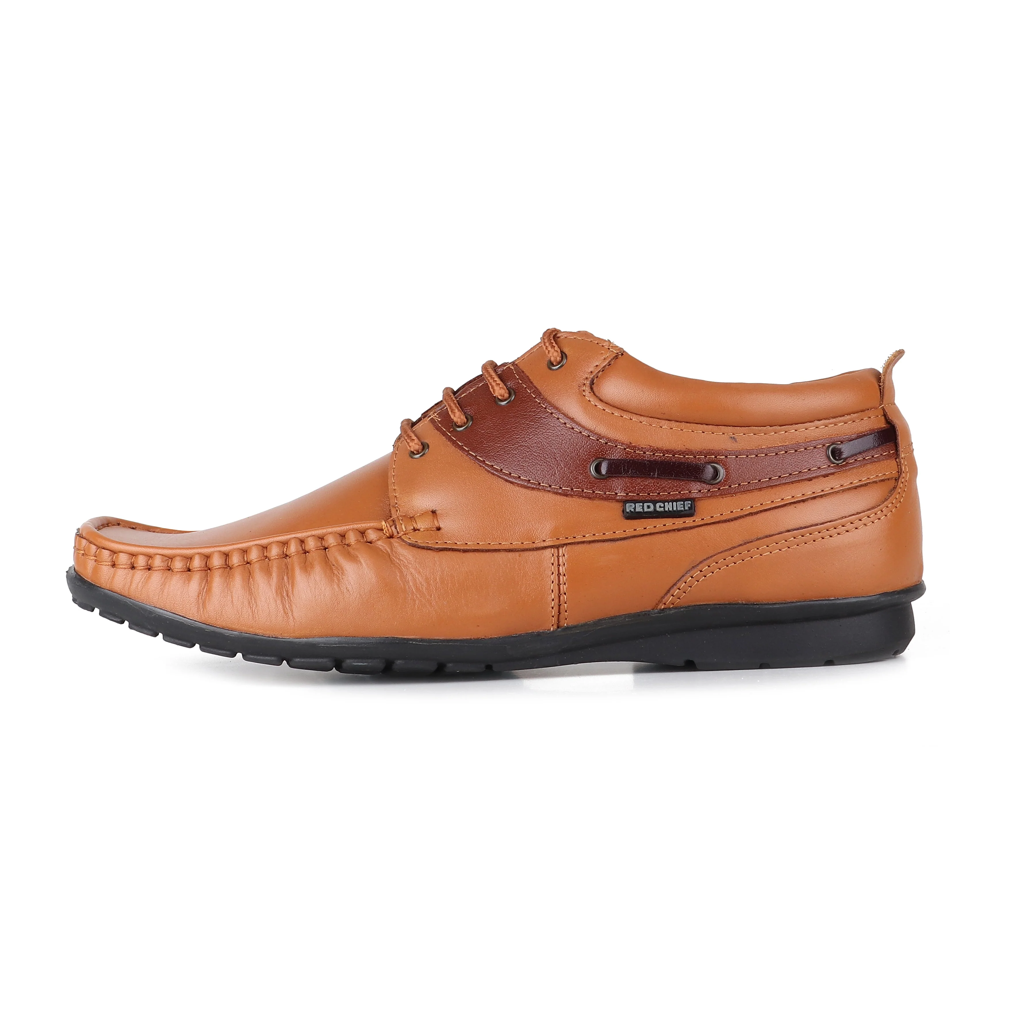 Red Chief Tan Formal Shoes for Men RC1199 879 - Image 3