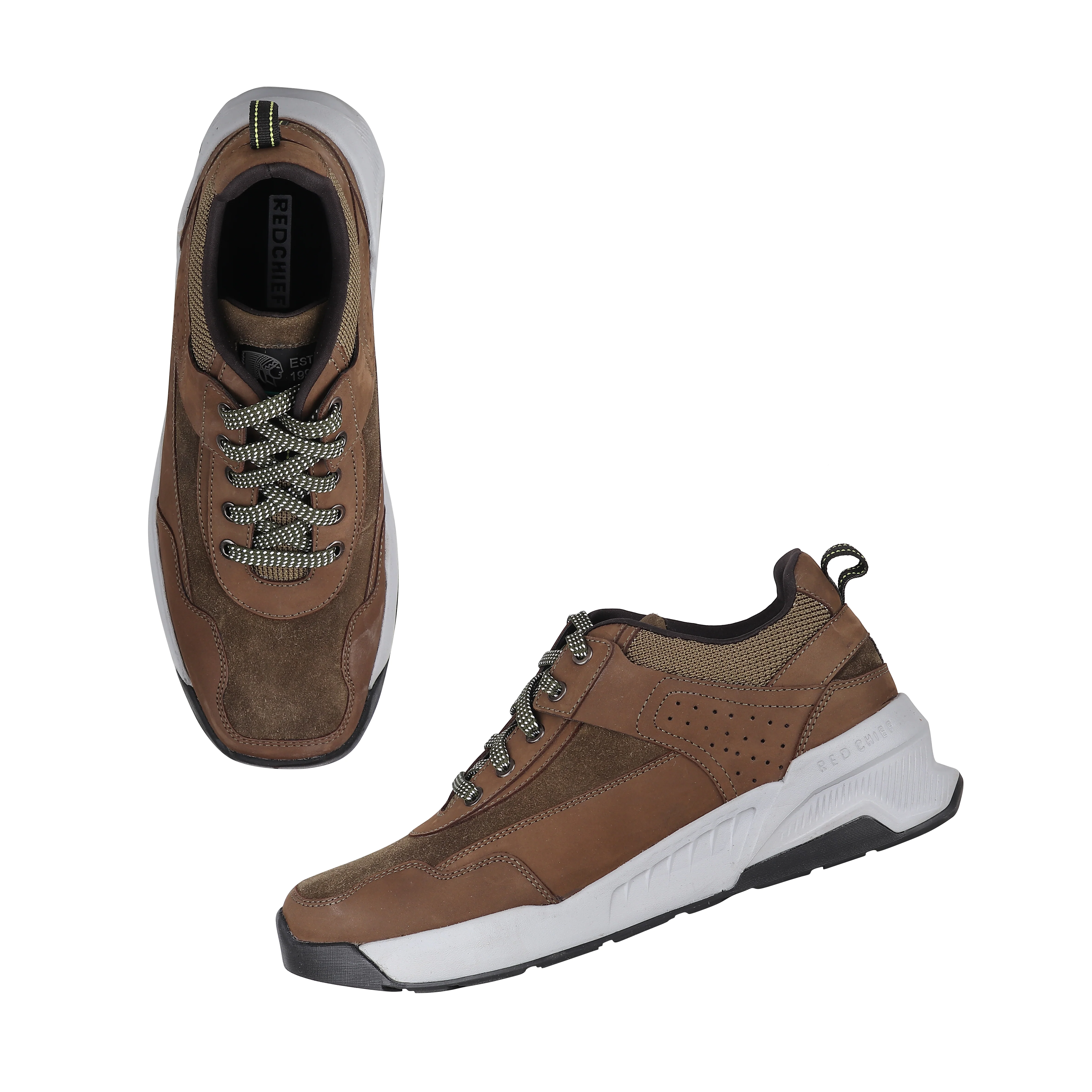 Red Chief Olive Casual Shoes for Men RC1859 124 - Image 2