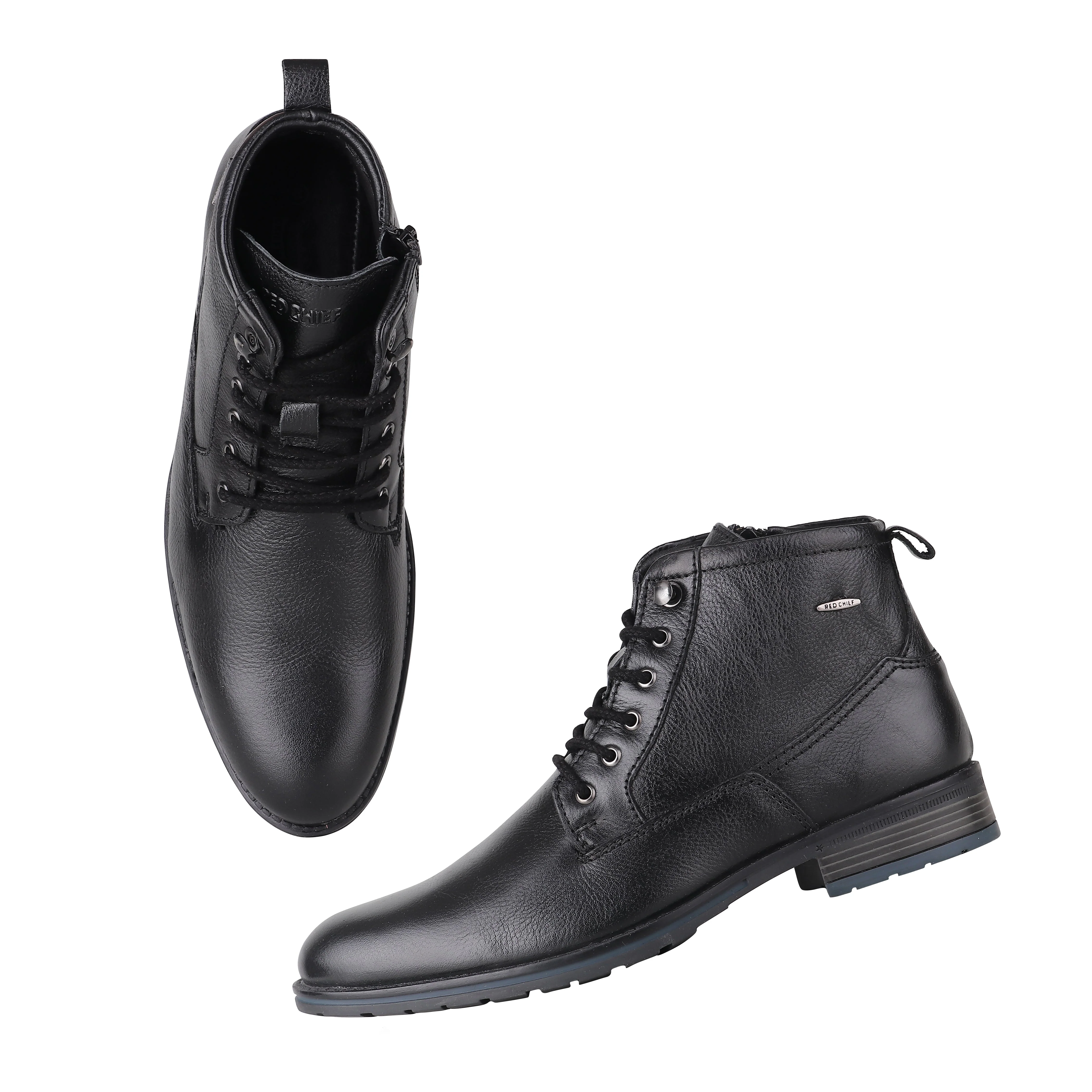 Red Chief Black Casual Boot Shoes for Men RC2262 001 - Image 6