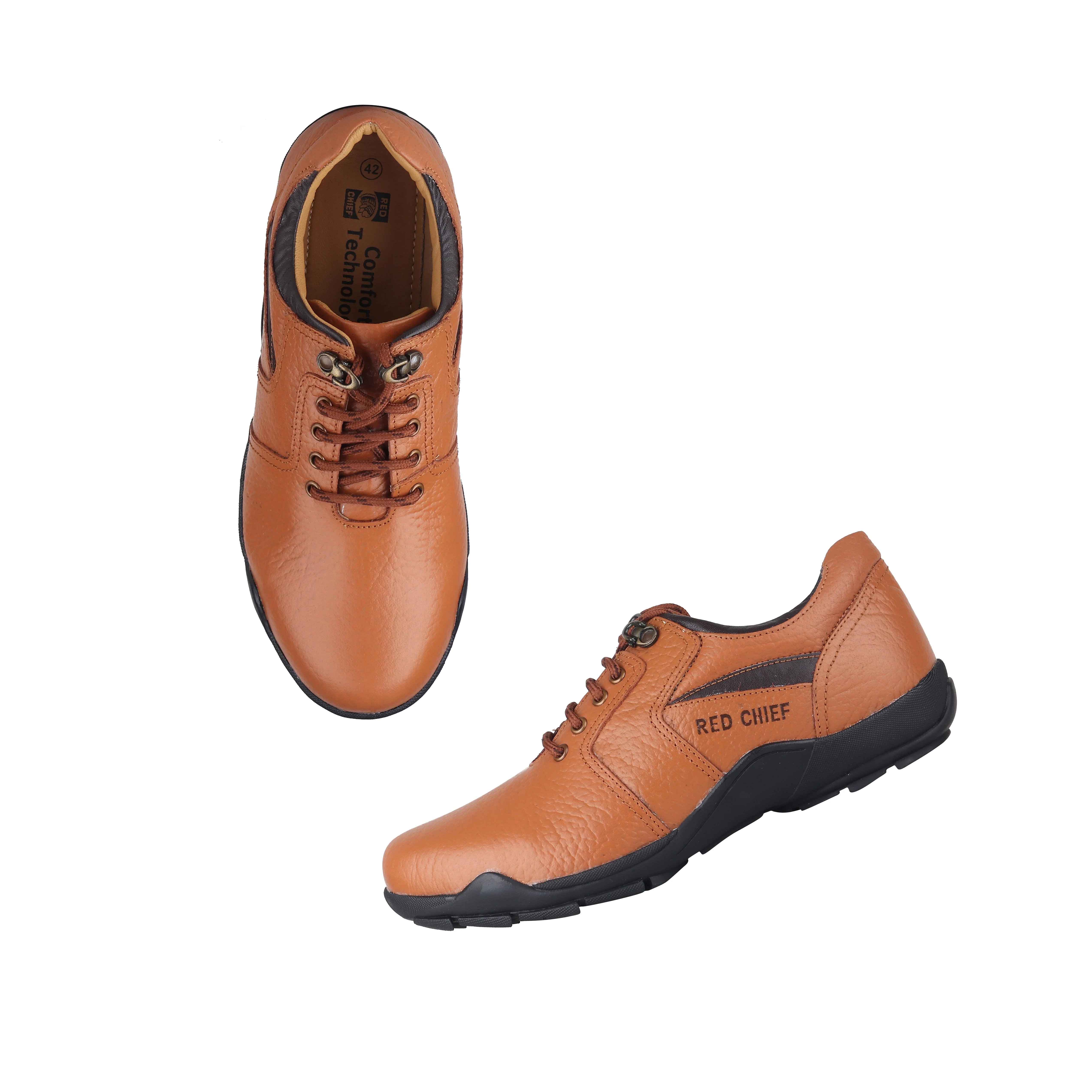Red Chief Elephant Tan Casual Shoes for Men RC3430 107 - Image 2