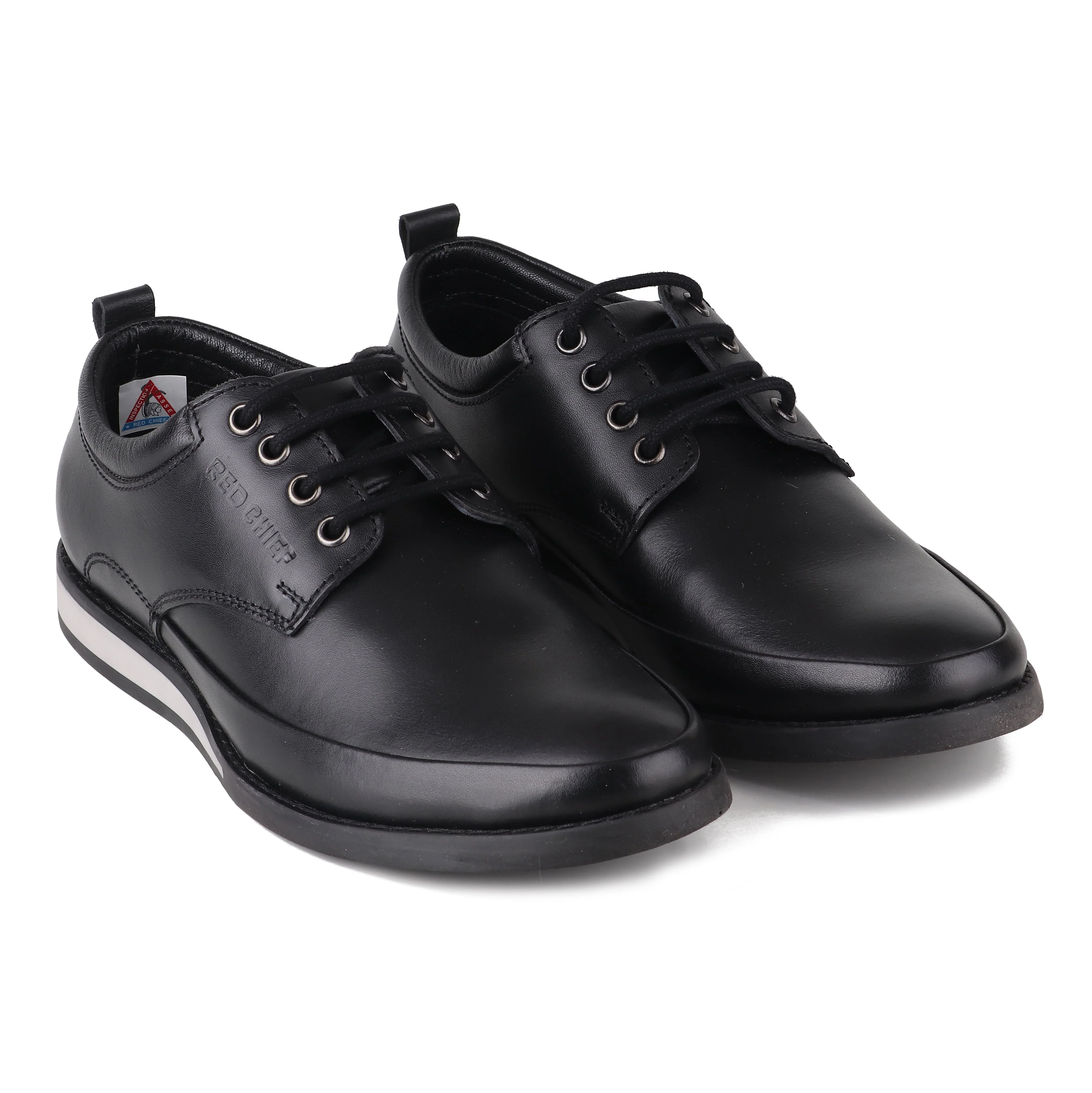 Red Chief Black Formal Shoes for Men RC3485 001 - Image 4