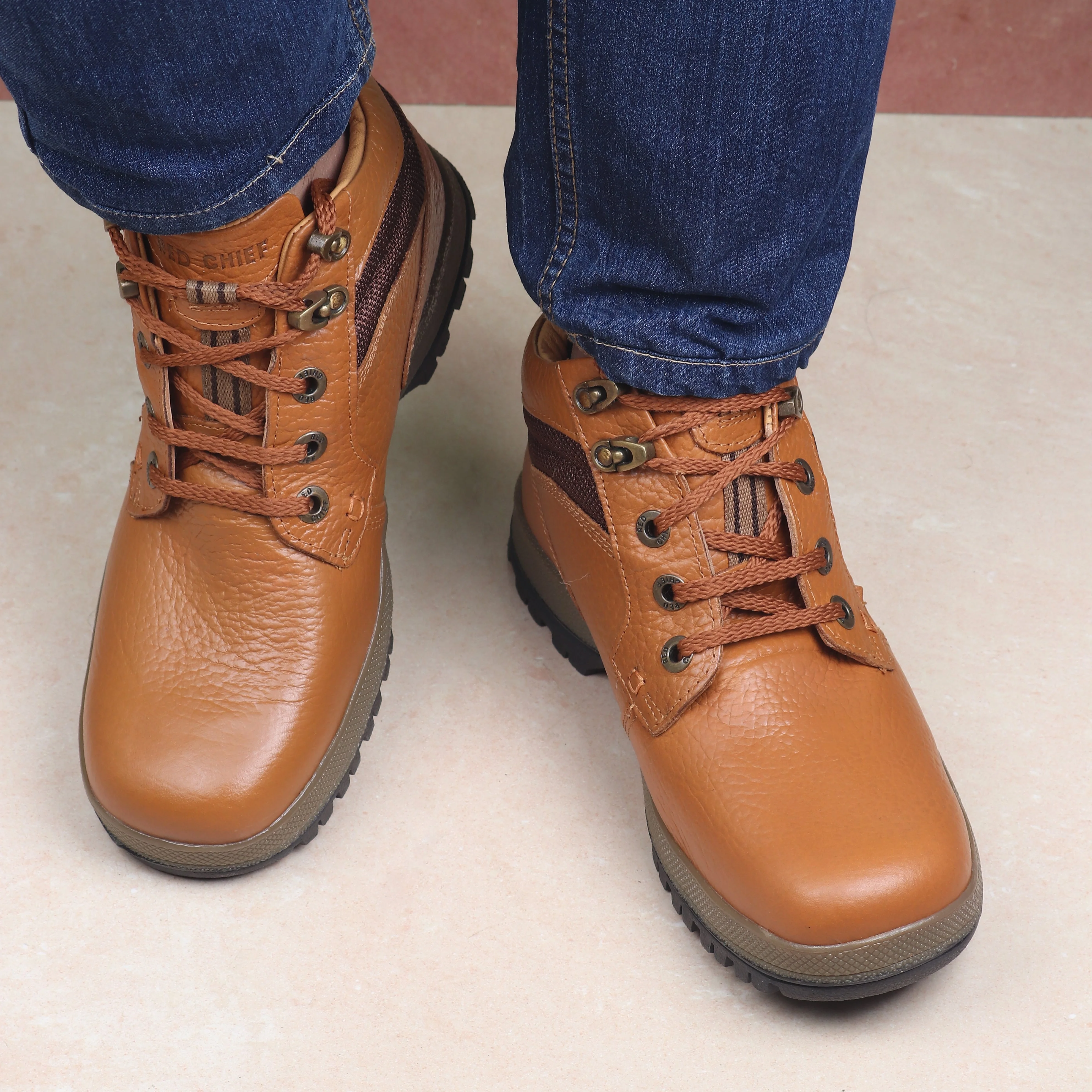 Red Chief Elephant Tan Casual Shoes for Men RC3519 107 - Image 9