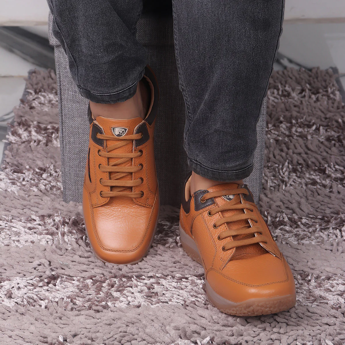 Red Chief Elephant Tan Casual Shoes for Men RC3520 107 - Image 9