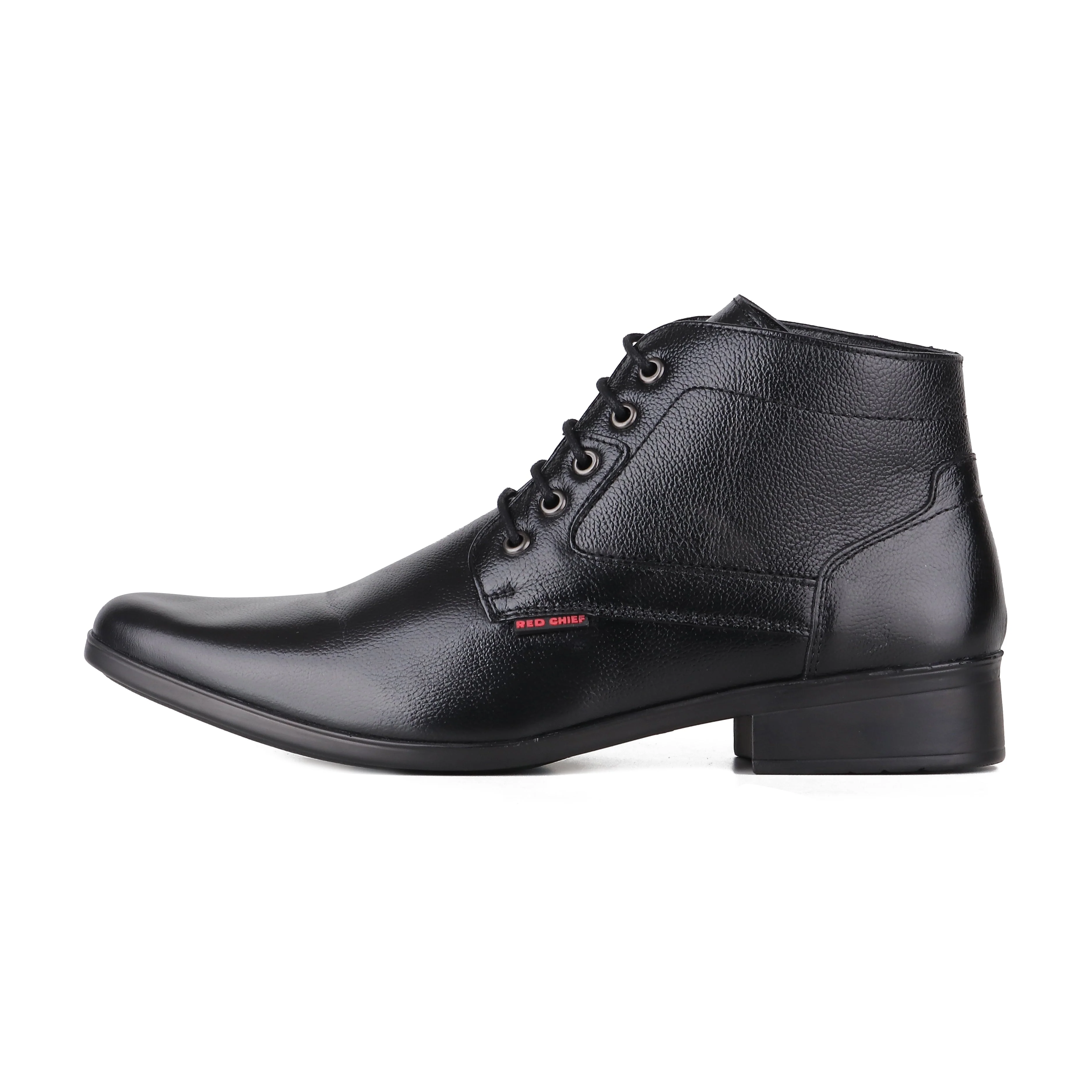 Red Chief Black Formal Shoes for Men RC3545 001 - Image 3