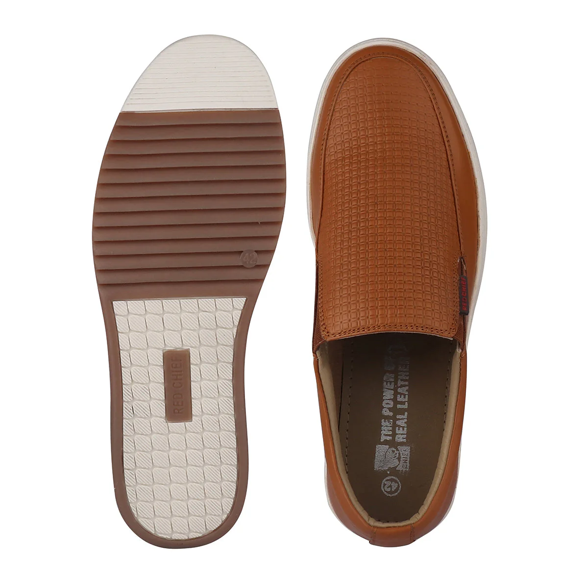 Red Chief Tan Casual Sneaker Shoes for Men RC3847 006 - Image 8
