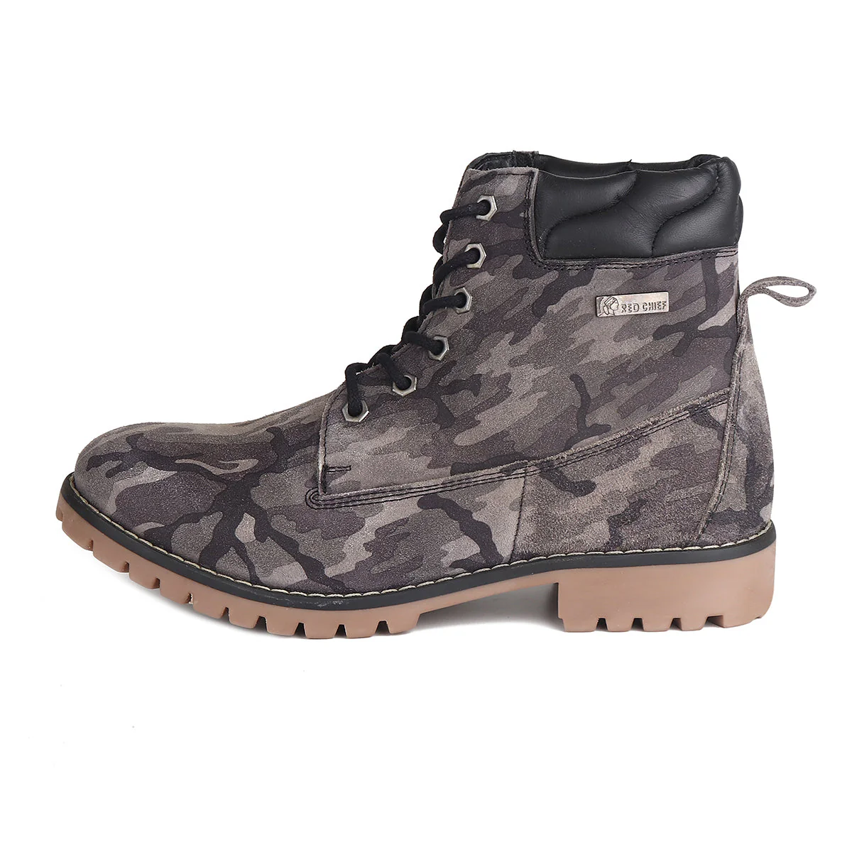 Red Chief Olive/Black Casual Boot for Men RC3885 C009 - Image 6