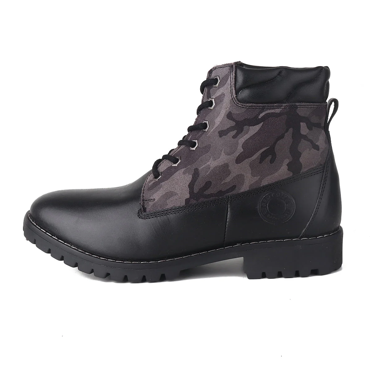 Red Chief Black Casual Boot for Men RC3886 001 - Image 6