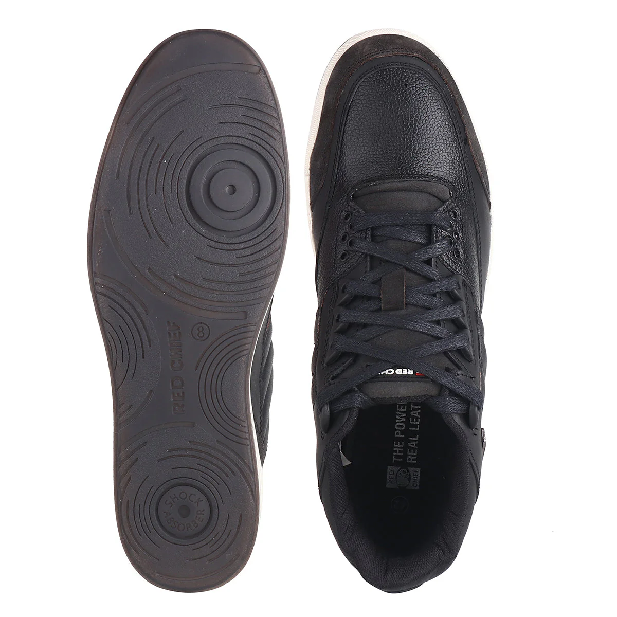 Red Chief Black Casual Sneaker Shoes for Men RC3891 001 - Image 8