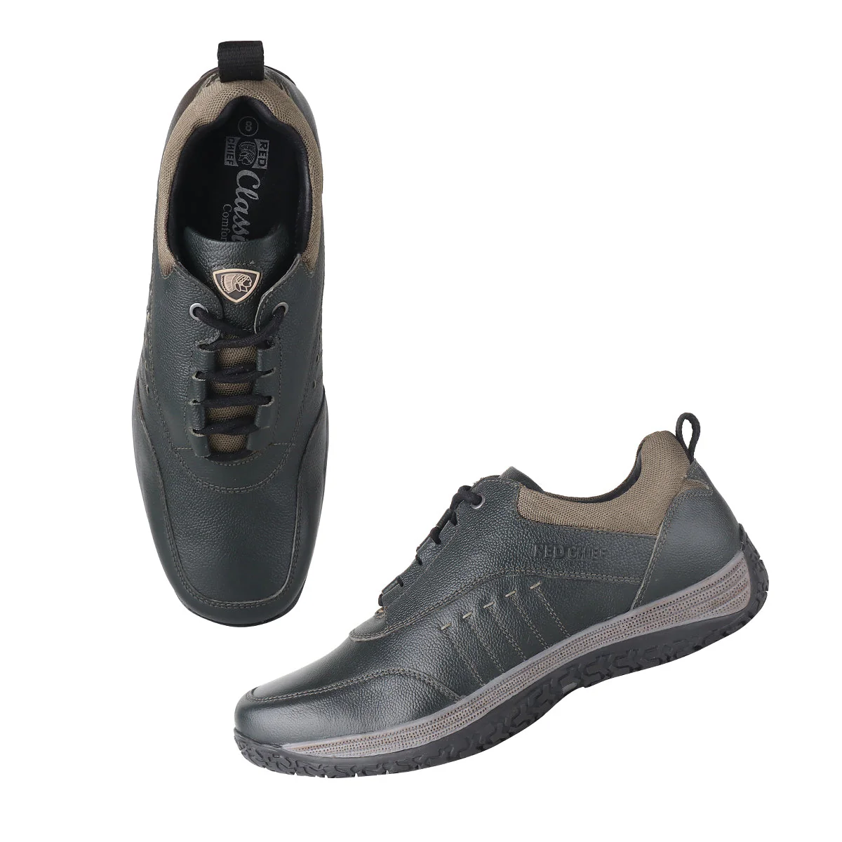 Red Chief Olive Green Casual Shoes for Men RC3903 G0045 - Image 2