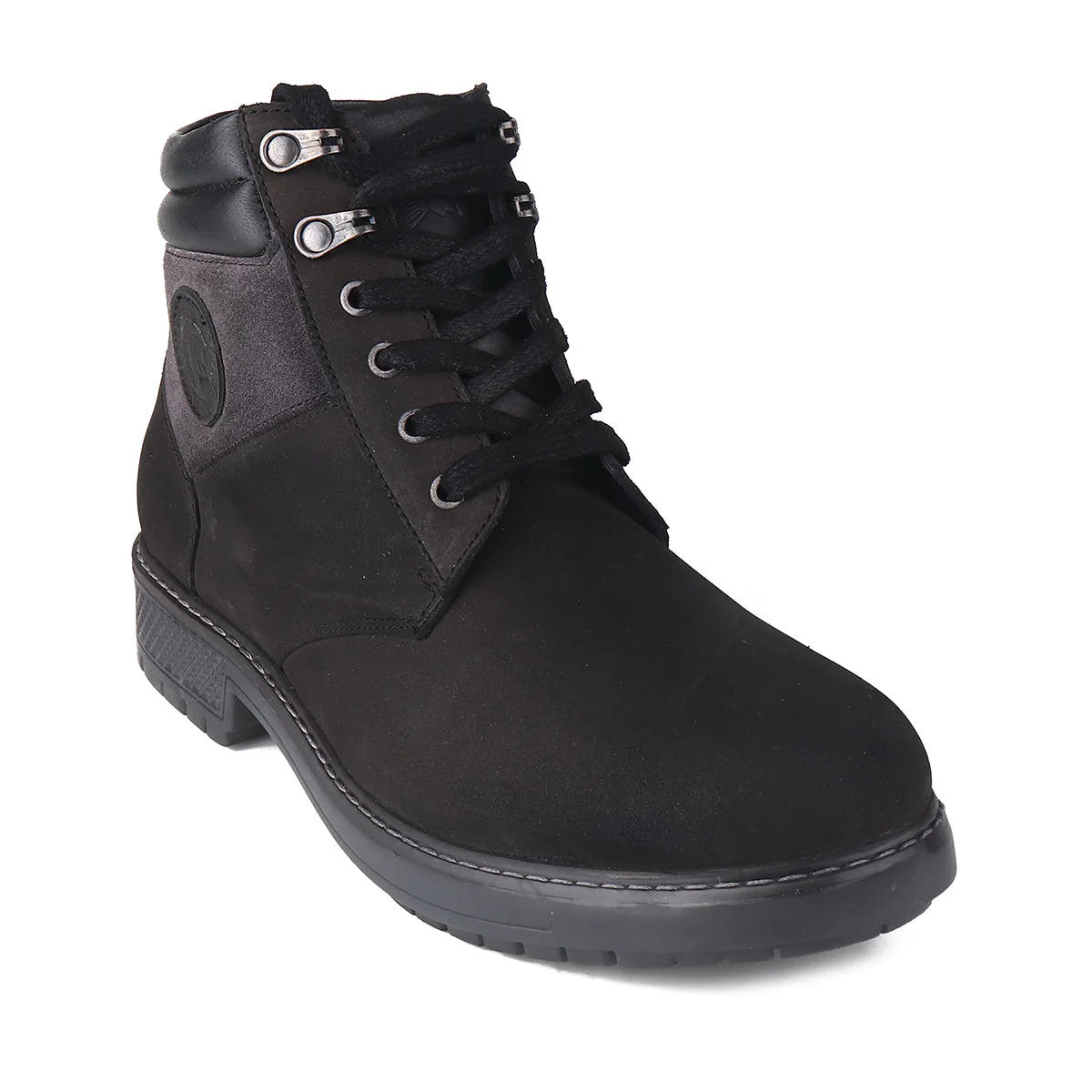 Red Chief Black Casual Boot Shoes for Men RC3906 001 - Image 3