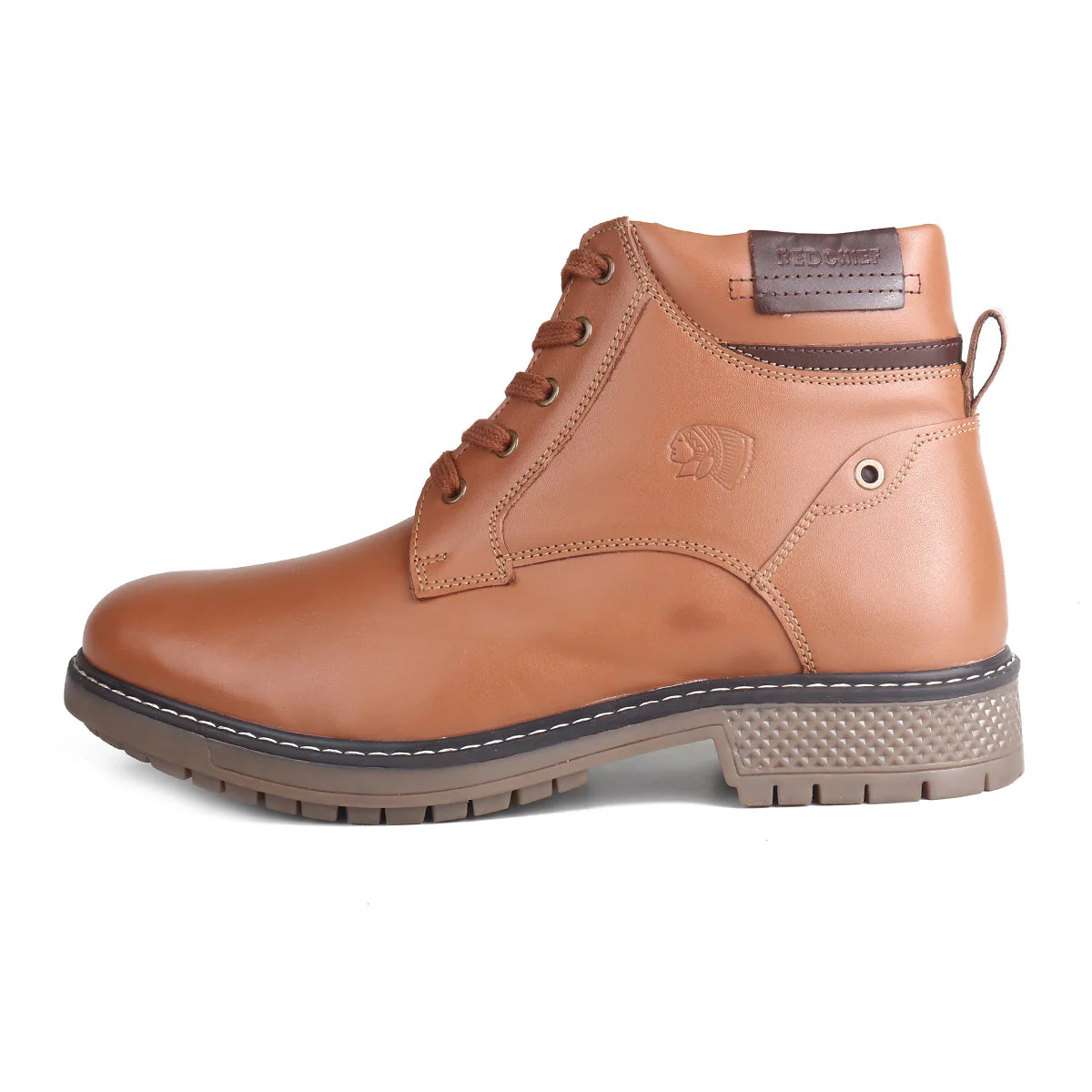 Red Chief Tan Casual Boot Shoes for Men RC3907 006 - Image 3
