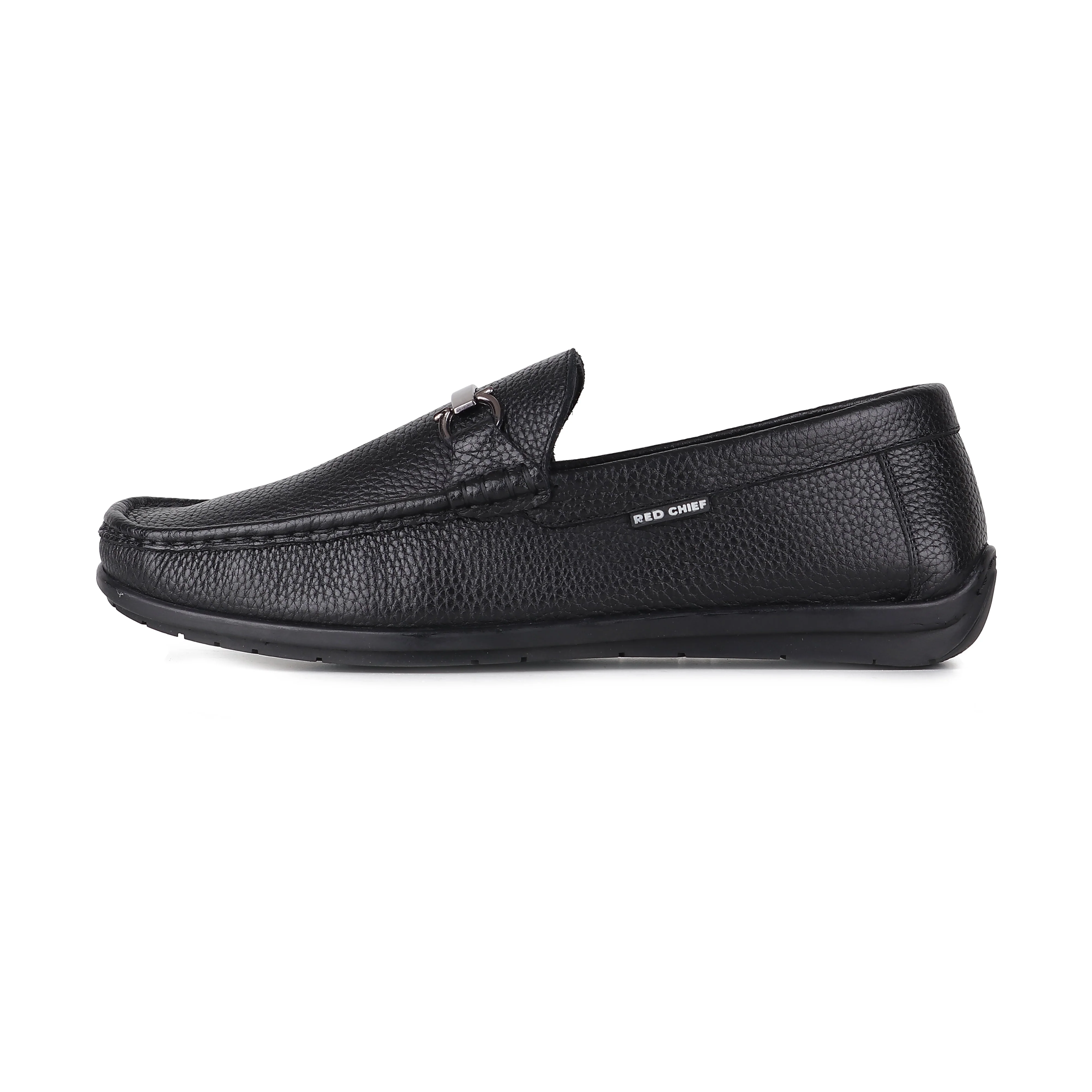 Red Chief Black Casual Loafer Shoes for Men RC3948 001 - Image 4