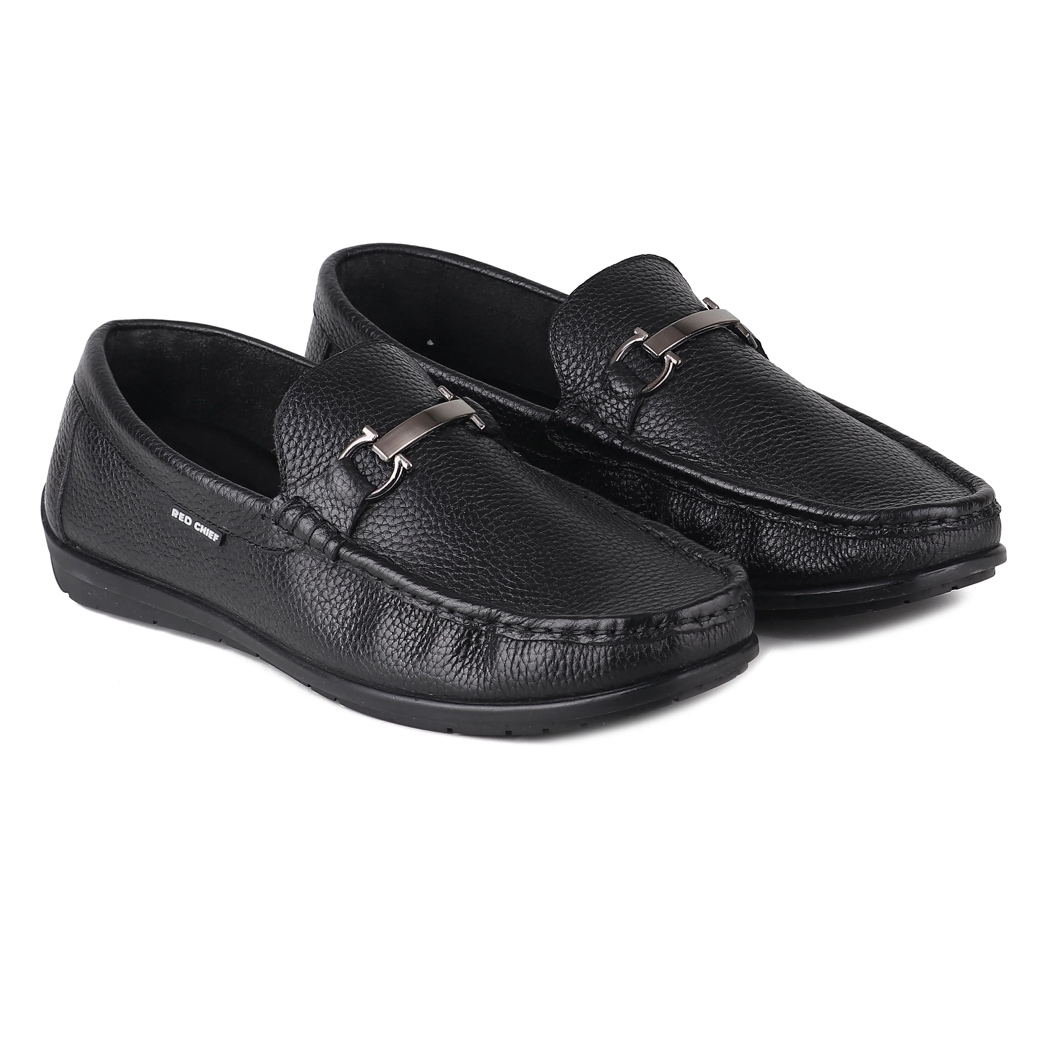 Red Chief Black Casual Loafer Shoes for Men RC3948 001 - Image 5