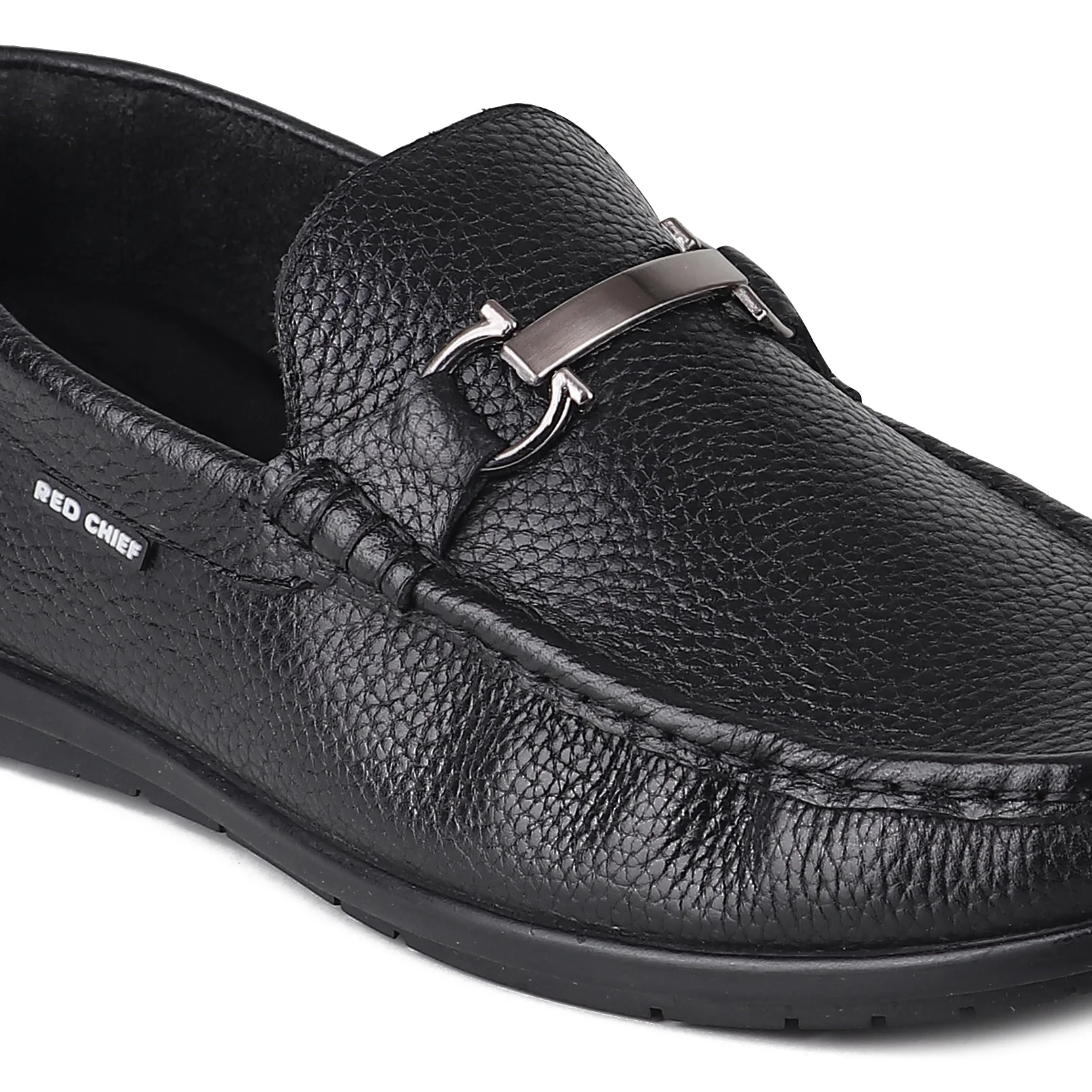 Red Chief Black Casual Loafer Shoes for Men RC3948 001 - Image 8