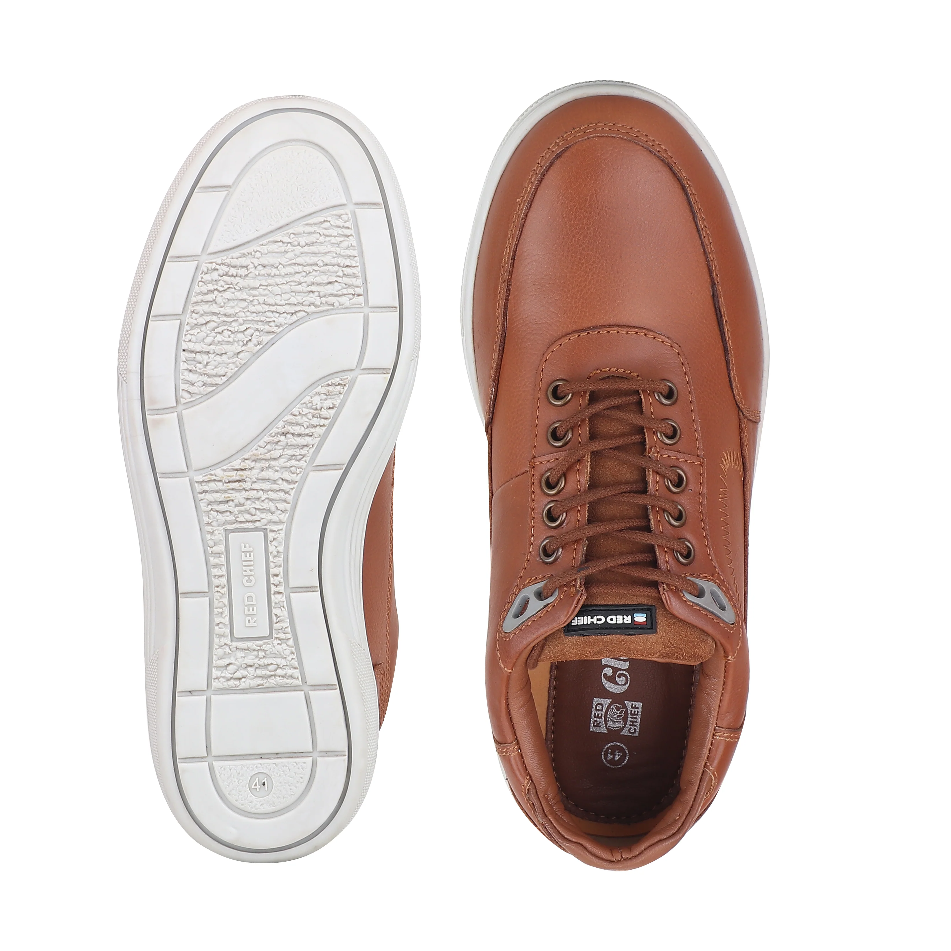Red Chief Tan Casual Sneaker Shoes for Men RC3995 006 - Image 9