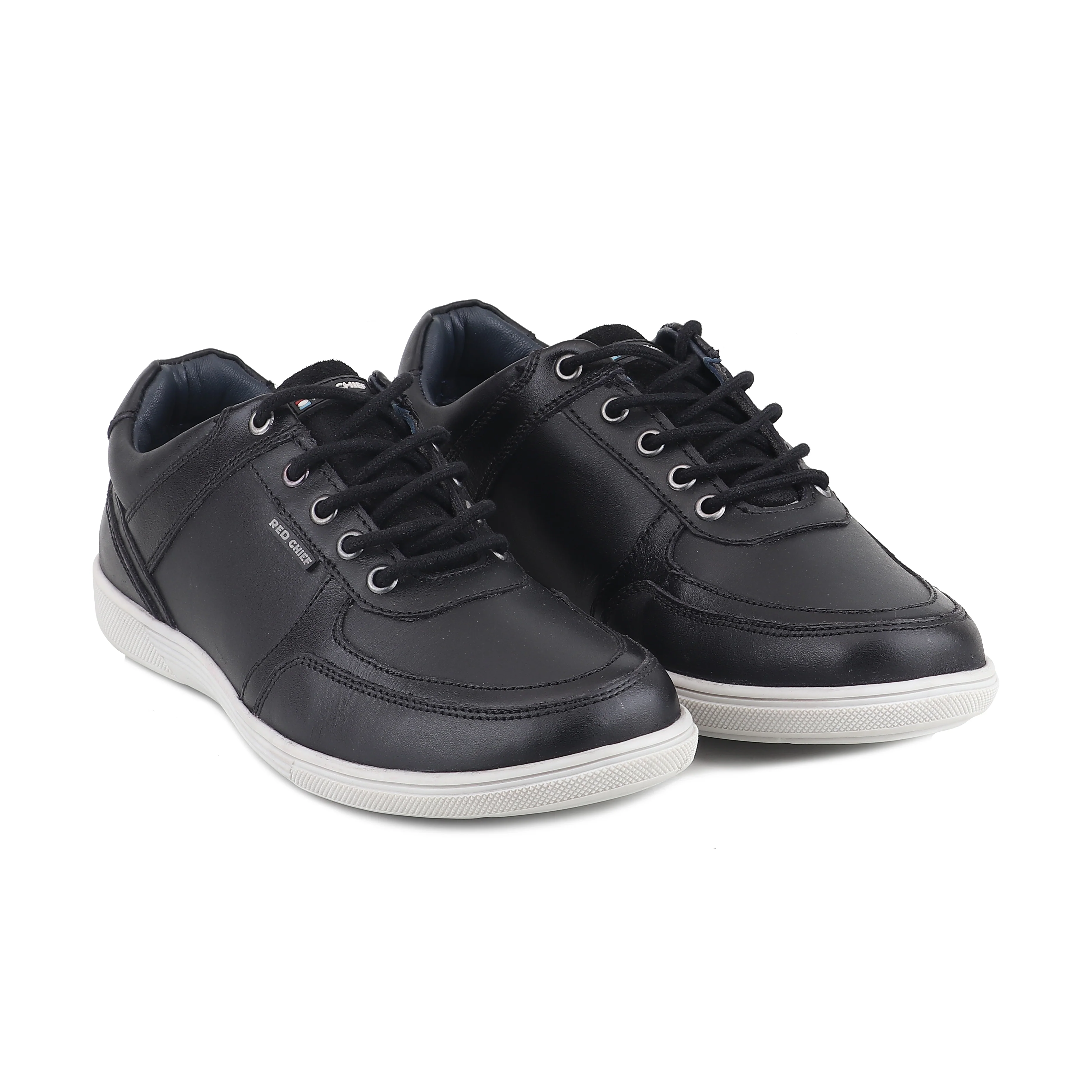 Red Chief Black Casual Sneaker Shoes for Men RC3996 001 - Image 4
