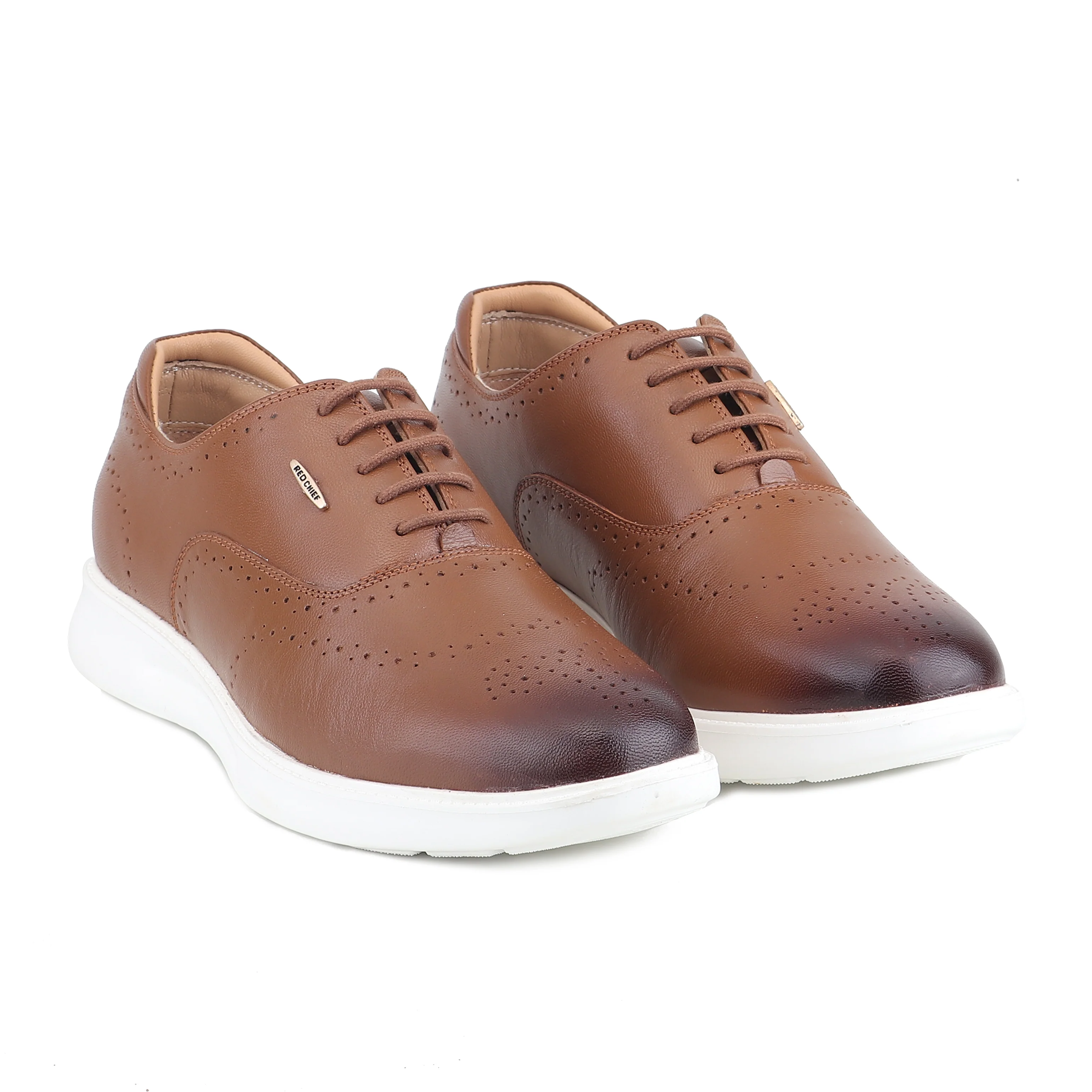 Red Chief Tan Casual Shoes for Men RC4001 006 - Image 4
