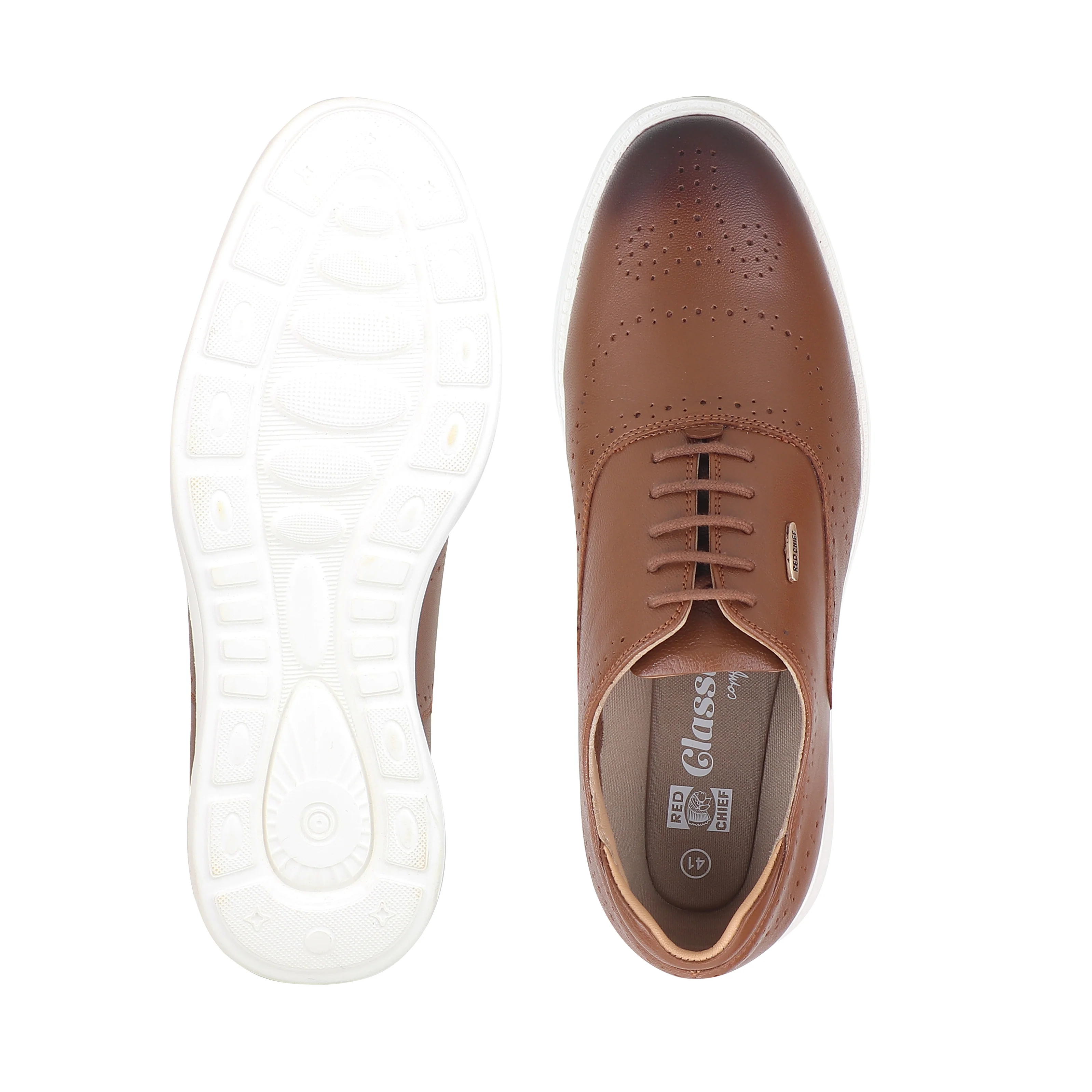 Red Chief Tan Casual Shoes for Men RC4001 006 - Image 9