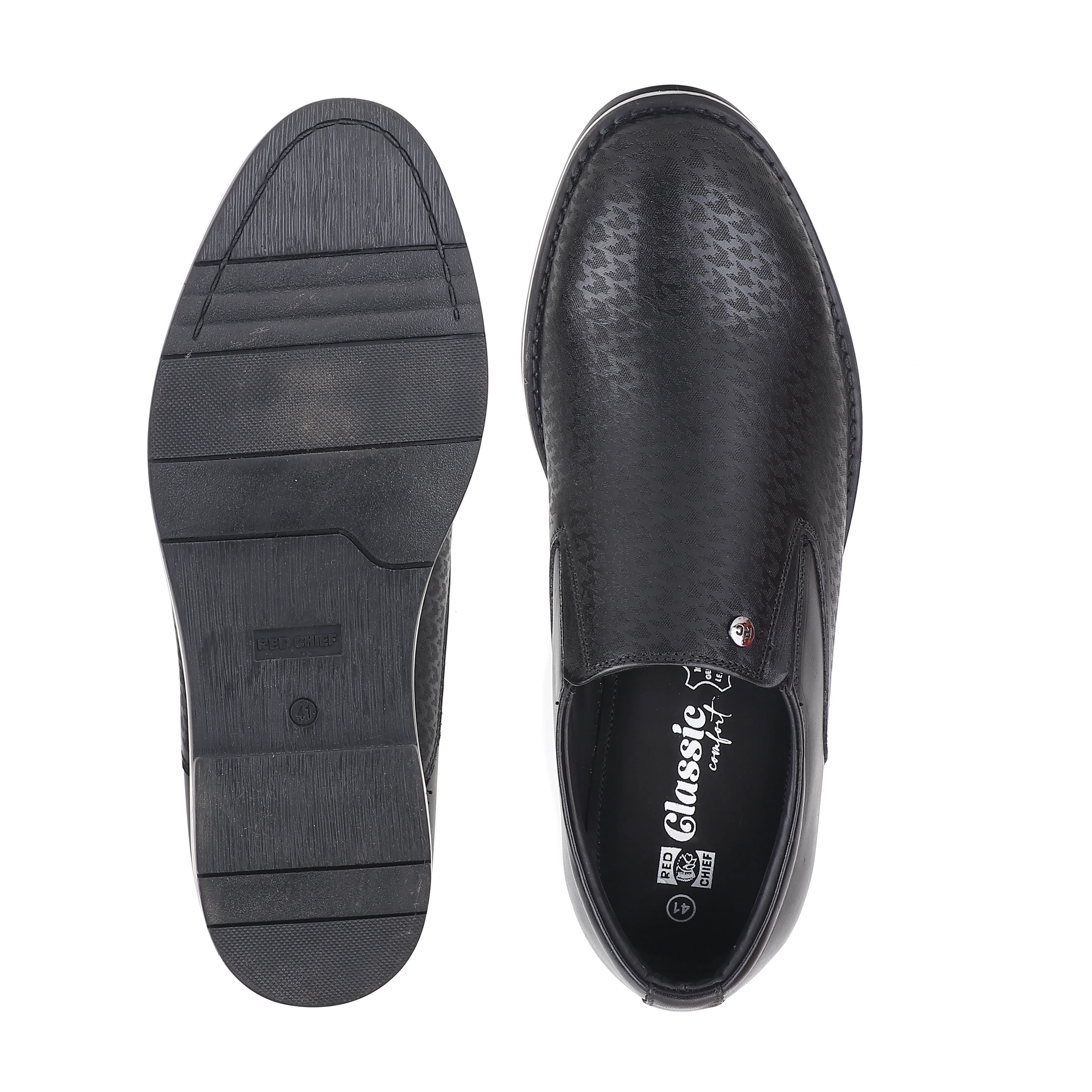 Red Chief Black Casual Sneaker Shoes for Men RC4015 001 - Image 9