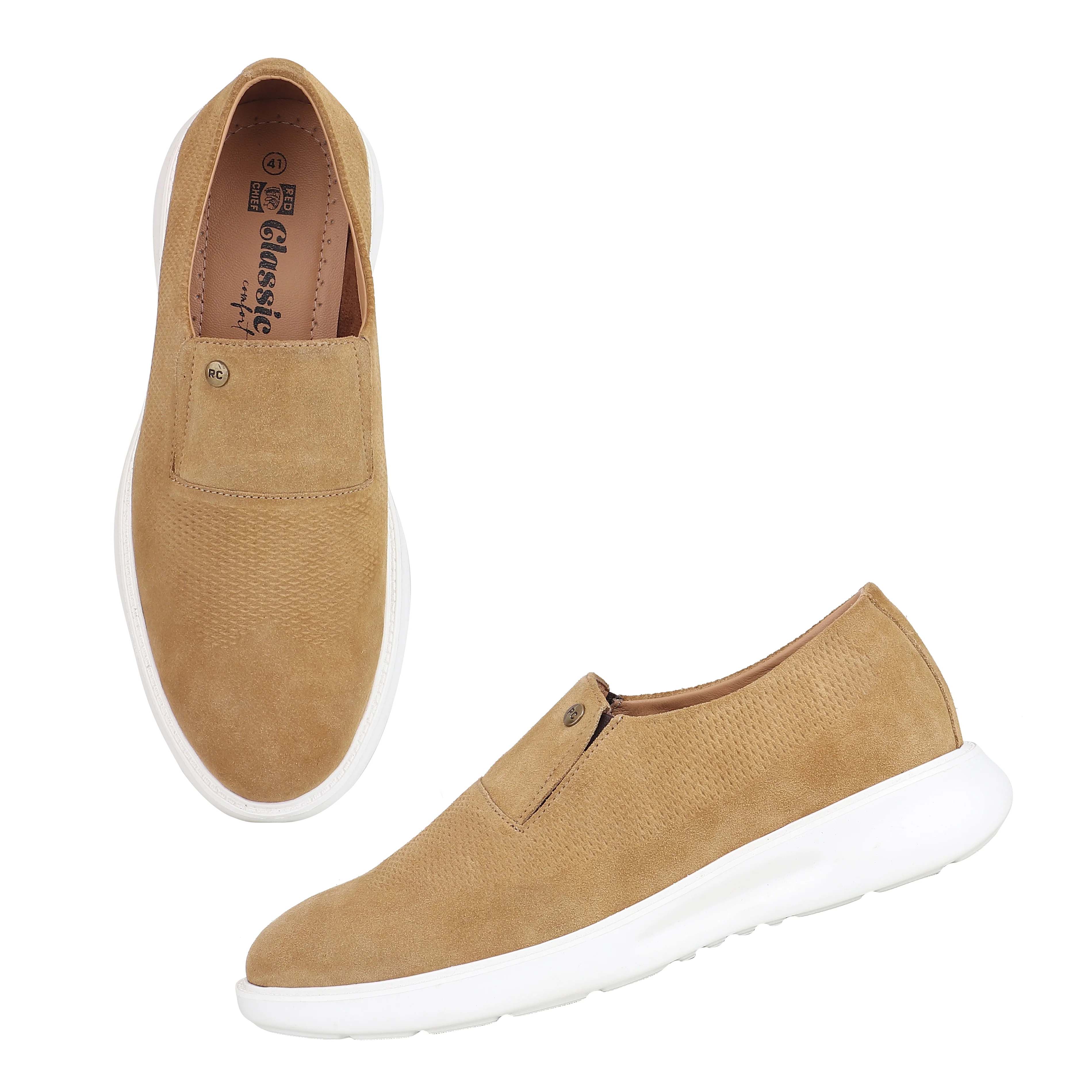 Red Chief Camel Casual Sneaker Shoes for Men RC4019 004 - Image 2