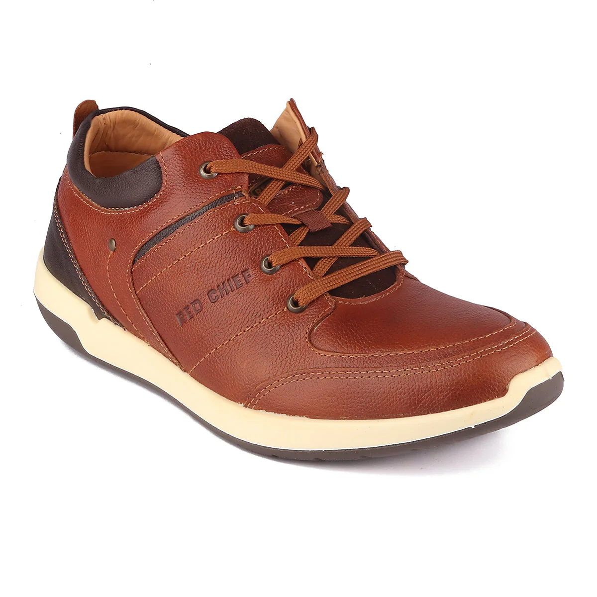 Red Chief Tan Derby Casual Shoes for Men RC1155 006 - Image 5