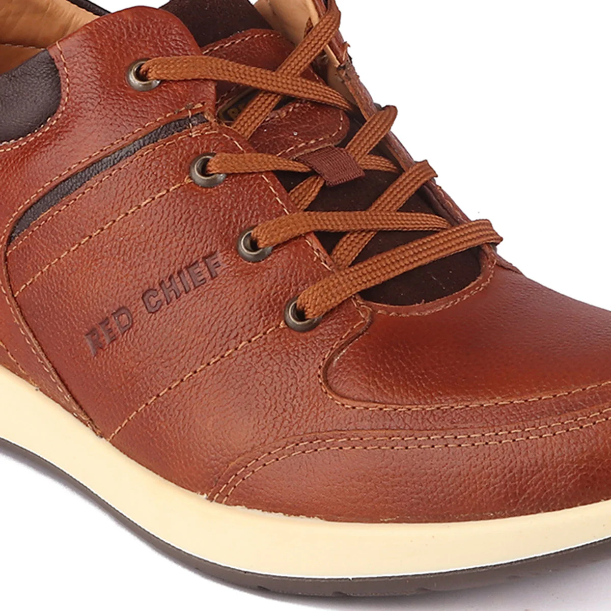 Red Chief Tan Derby Casual Shoes for Men RC1155 006 - Image 7