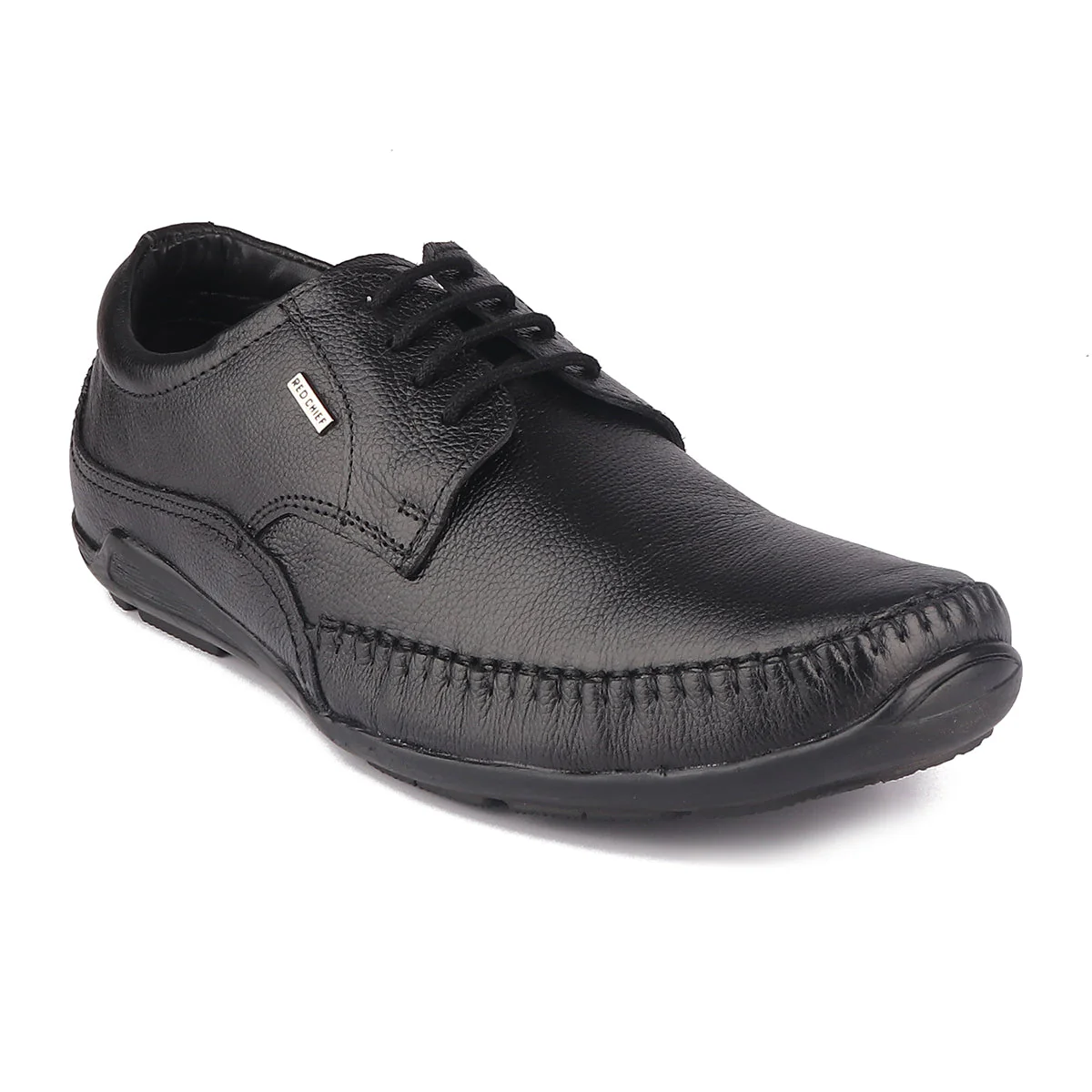 Red Chief Black formal Derby shoes for Men RC1811 001 - Image 6