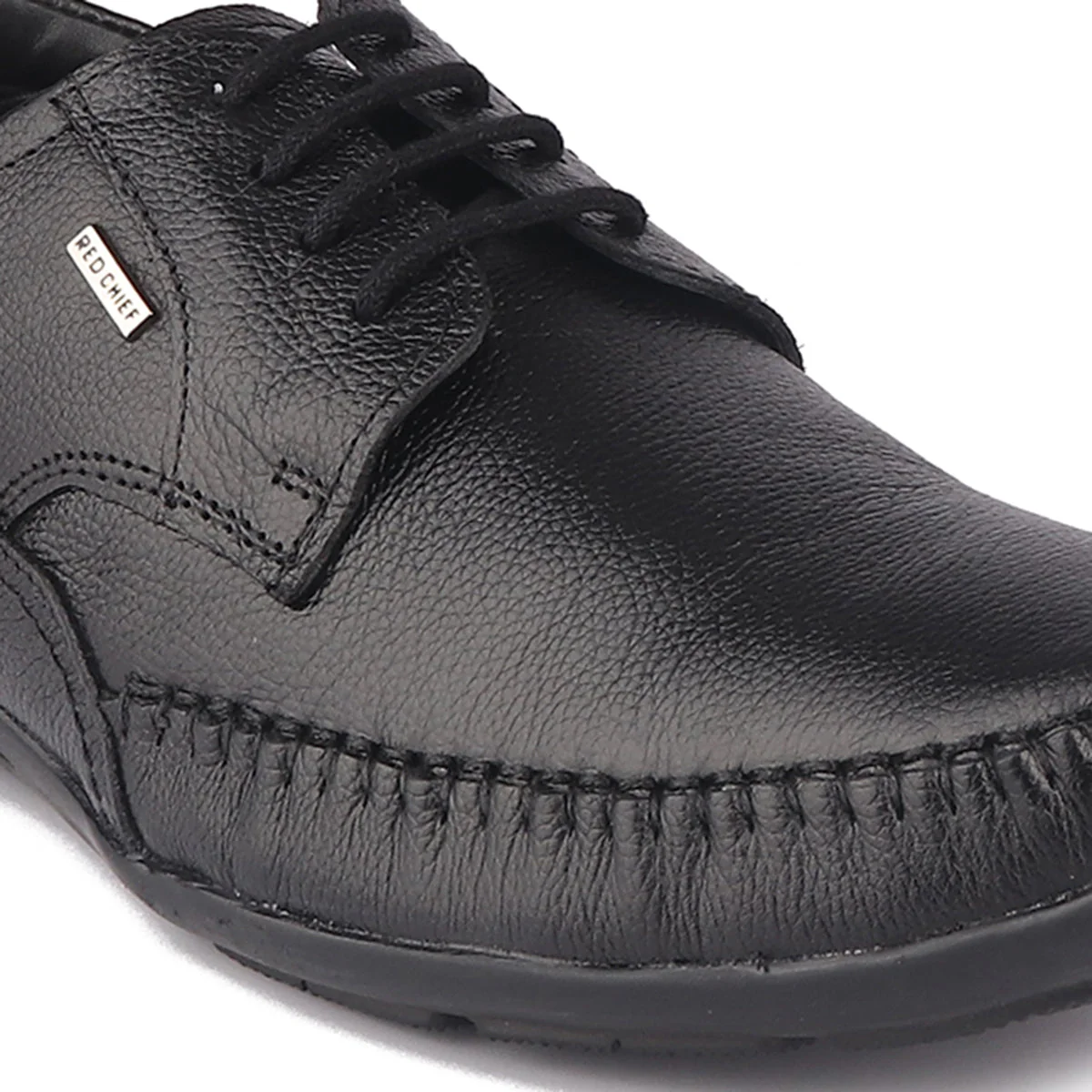 Red Chief Black formal Derby shoes for Men RC1811 001 - Image 7