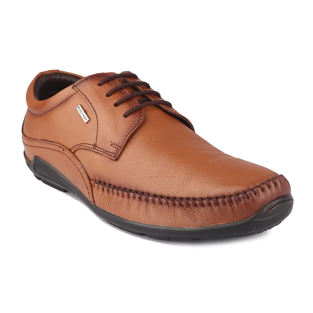 Red Chief Tan formal Derby shoes for Men RC1811 006 - Image 6