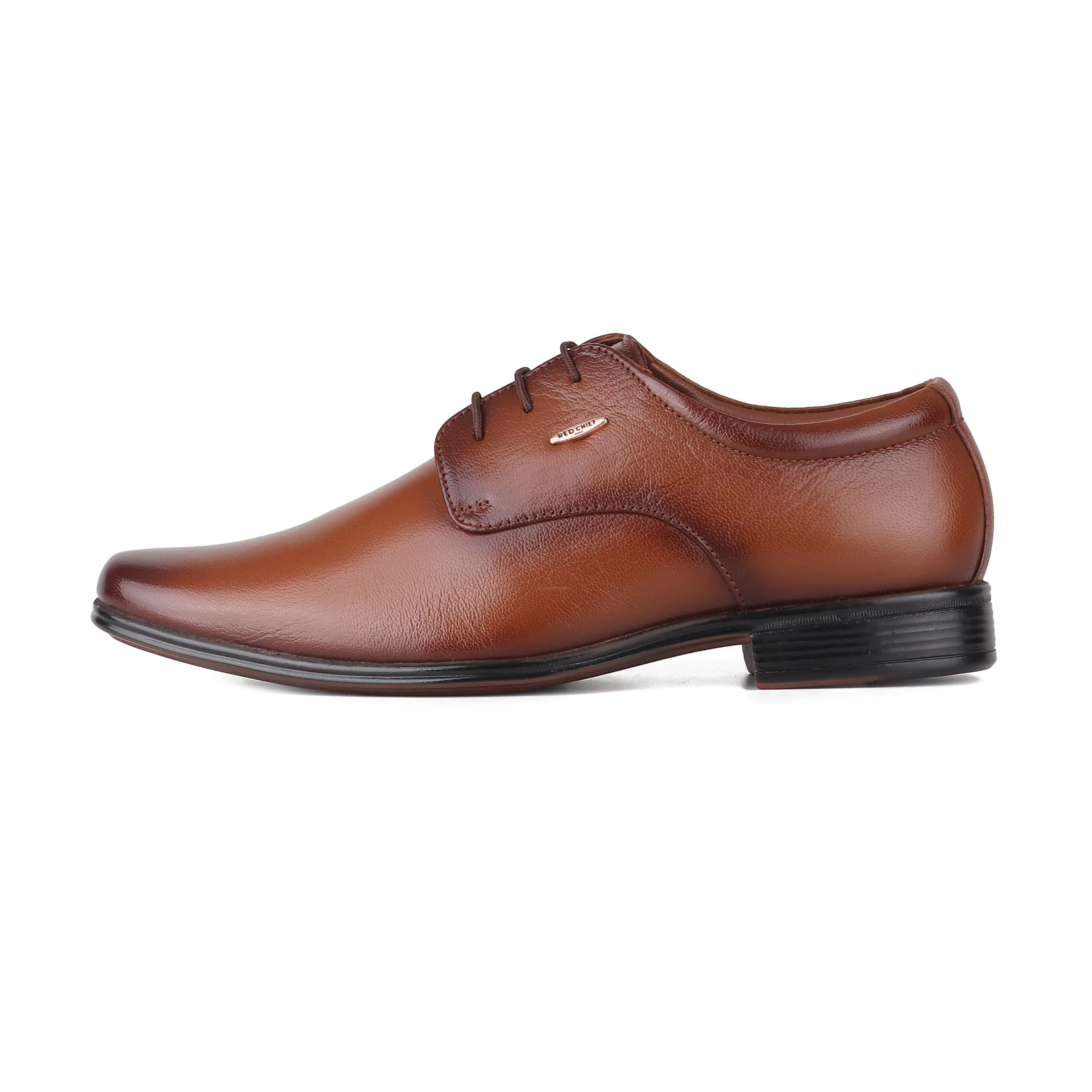 Red Chief Tan formal Derby shoes for Men RC1998 006 - Image 3