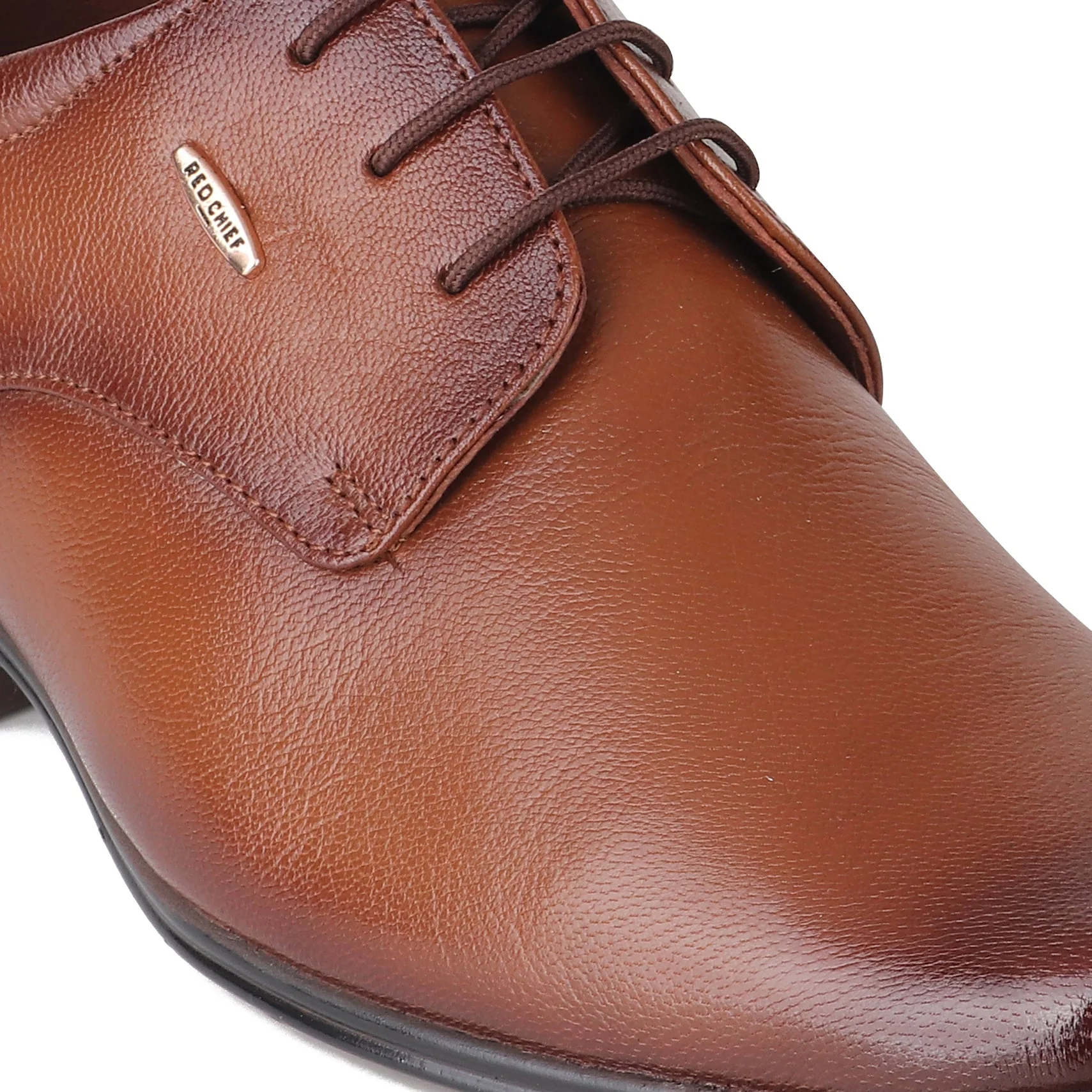 Red Chief Tan formal Derby shoes for Men RC1998 006 - Image 7