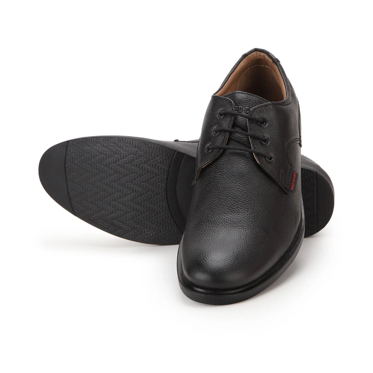 Red Chief Black formal Derby shoes for Men RCA2282 001 - Image 5