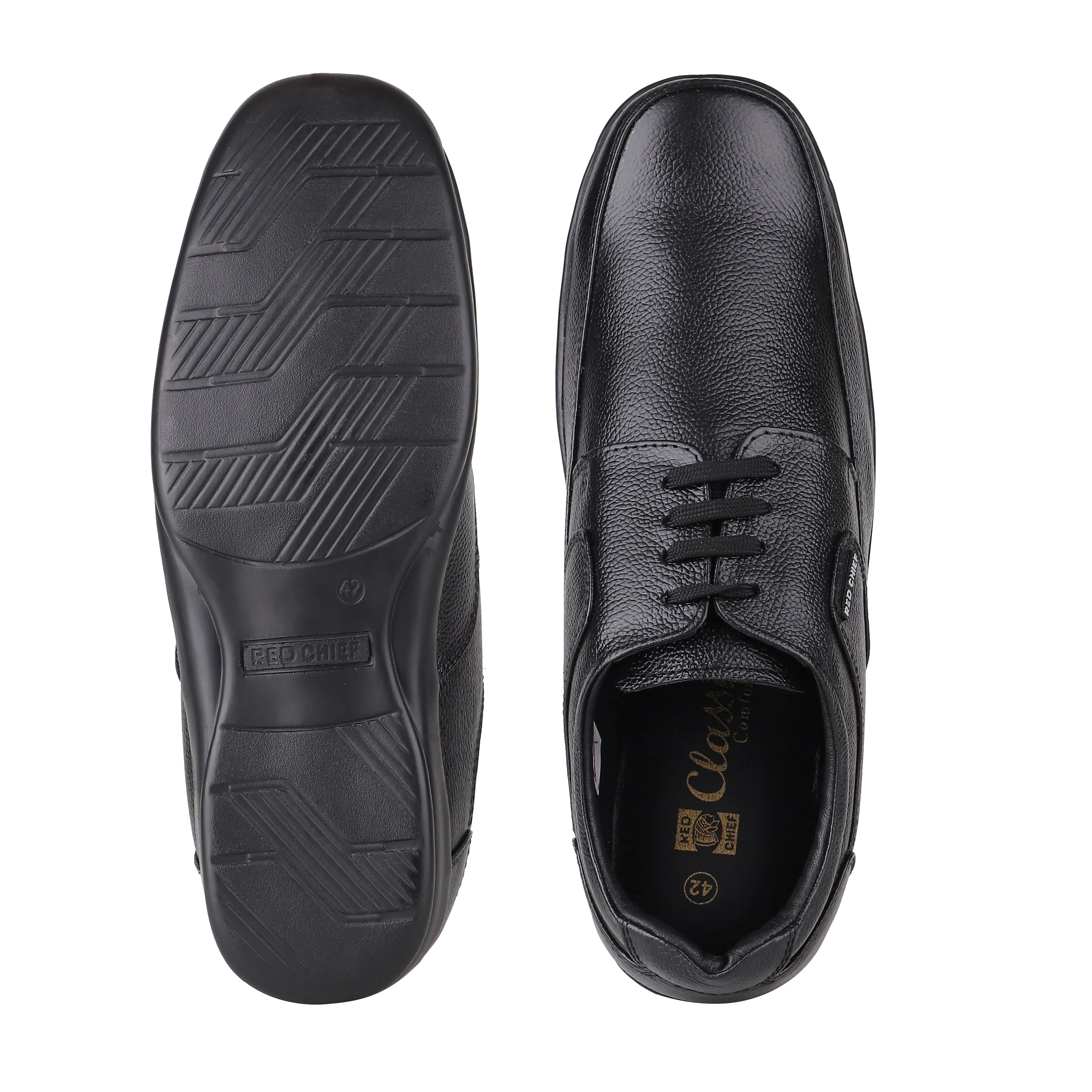Red Chief Black Formal Shoes for Men RC1090 001 - Image 9