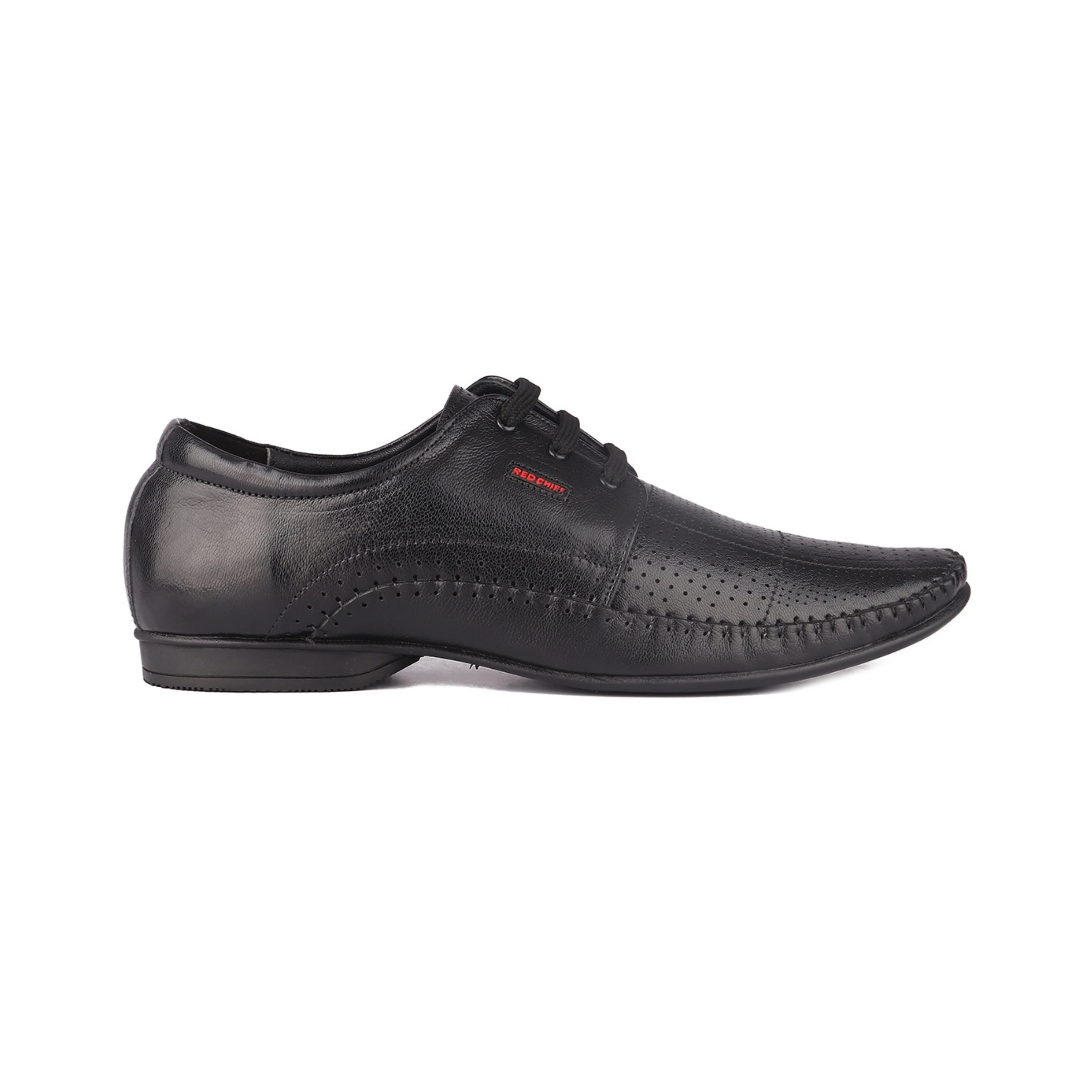 Red Chief Black Formal Shoes for Men RC1340A 001 - Image 2