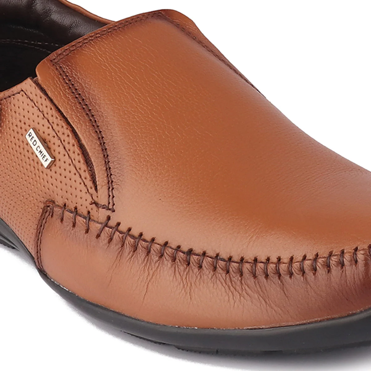 Red Chief Tan Formal Shoes for Men RC1812 006 - Image 7