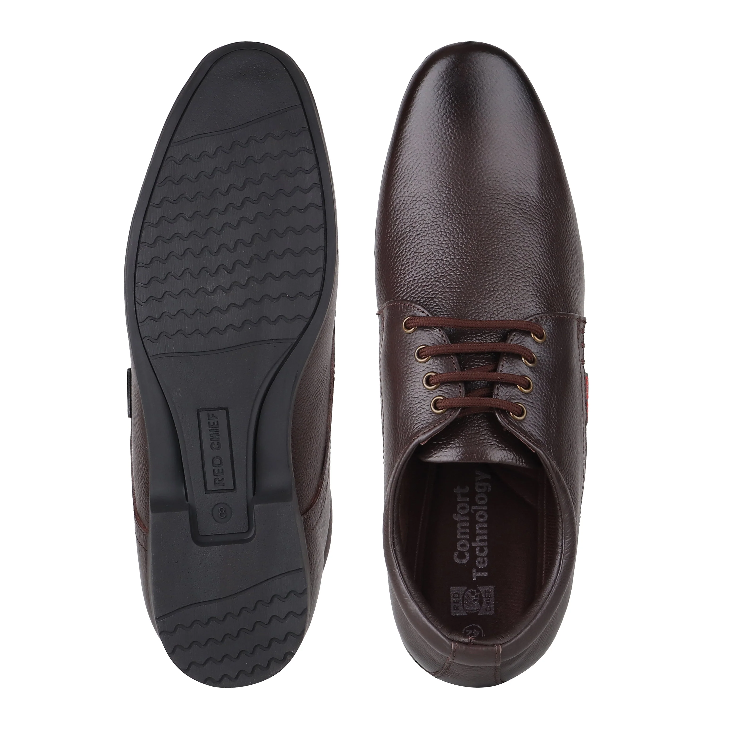 Red Chief Brown Formal Shoes for Men RC3455 003 - Image 8