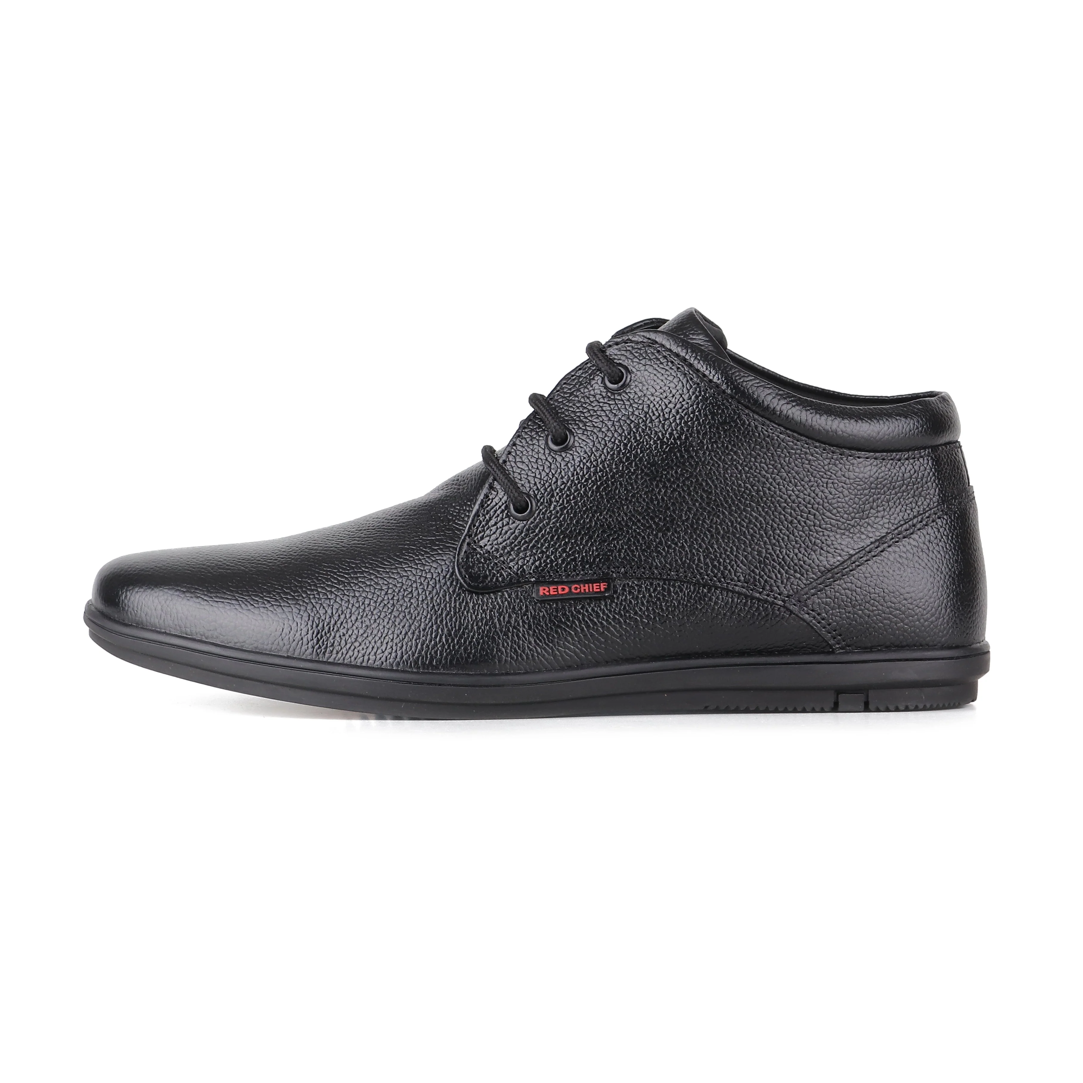 Red Chief Black Formal Shoes for Men RC3467 001 - Image 3