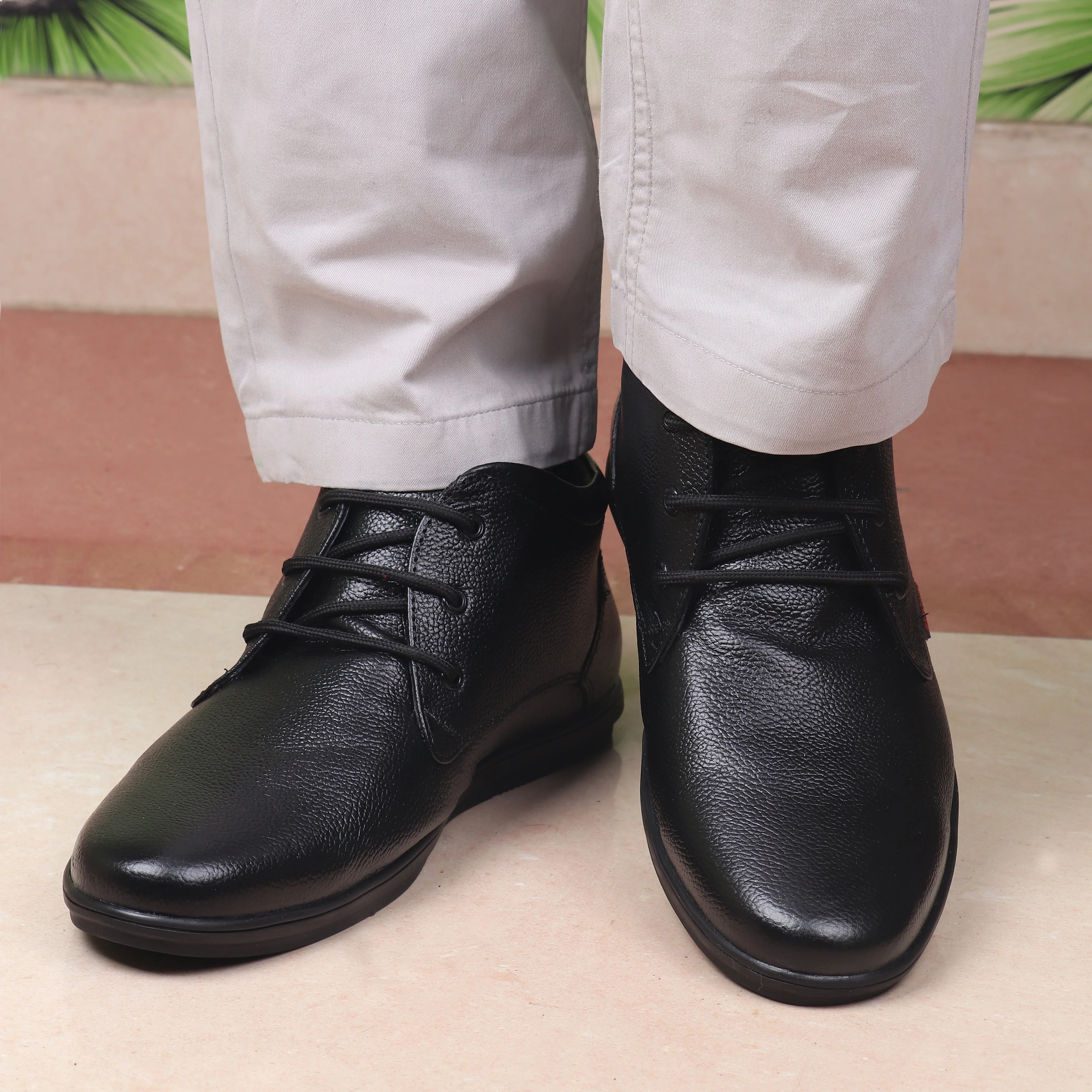 Red Chief Black Formal Shoes for Men RC3467 001 - Image 9