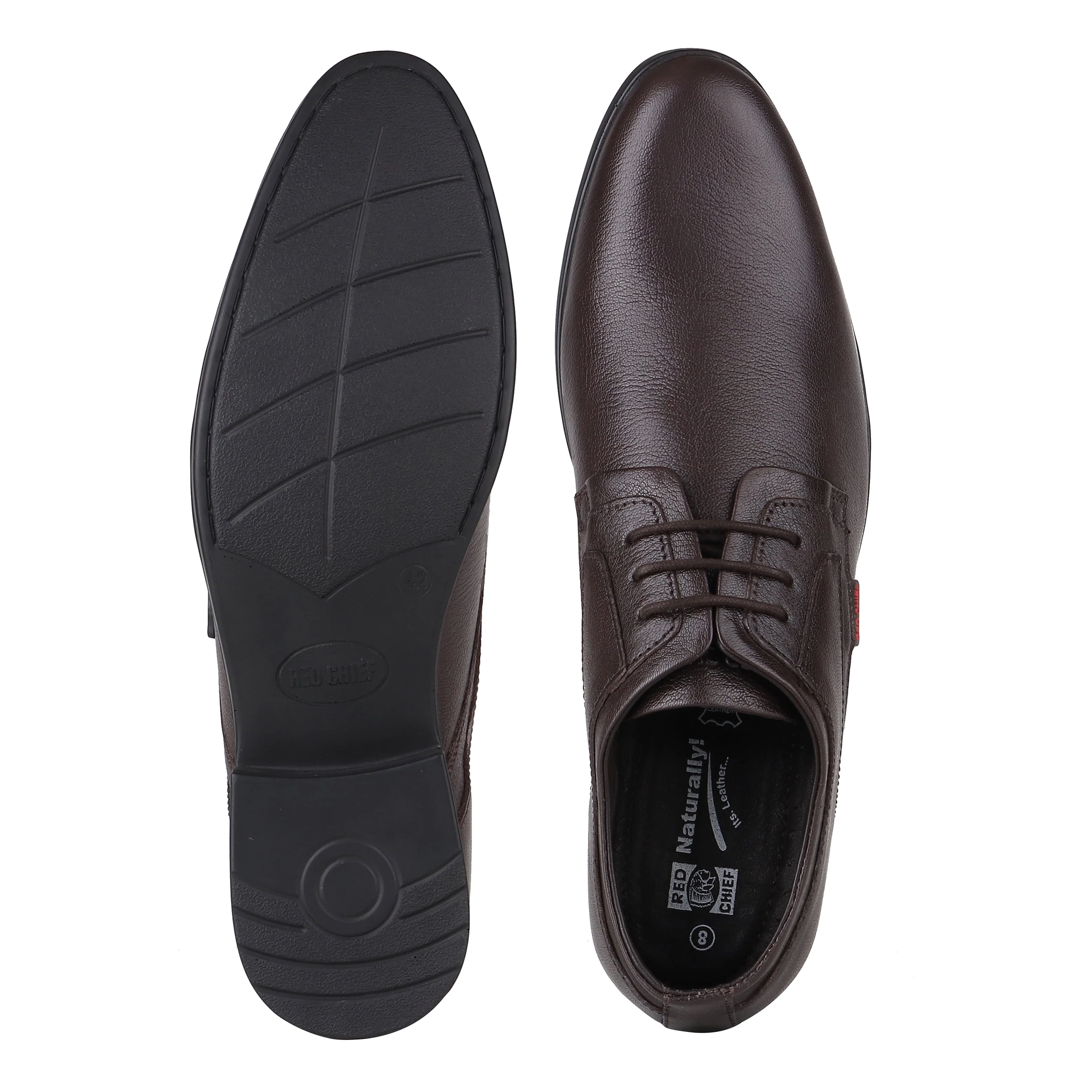 Red Chief Brown Formal Shoes for Men RC3496 003 - Image 8