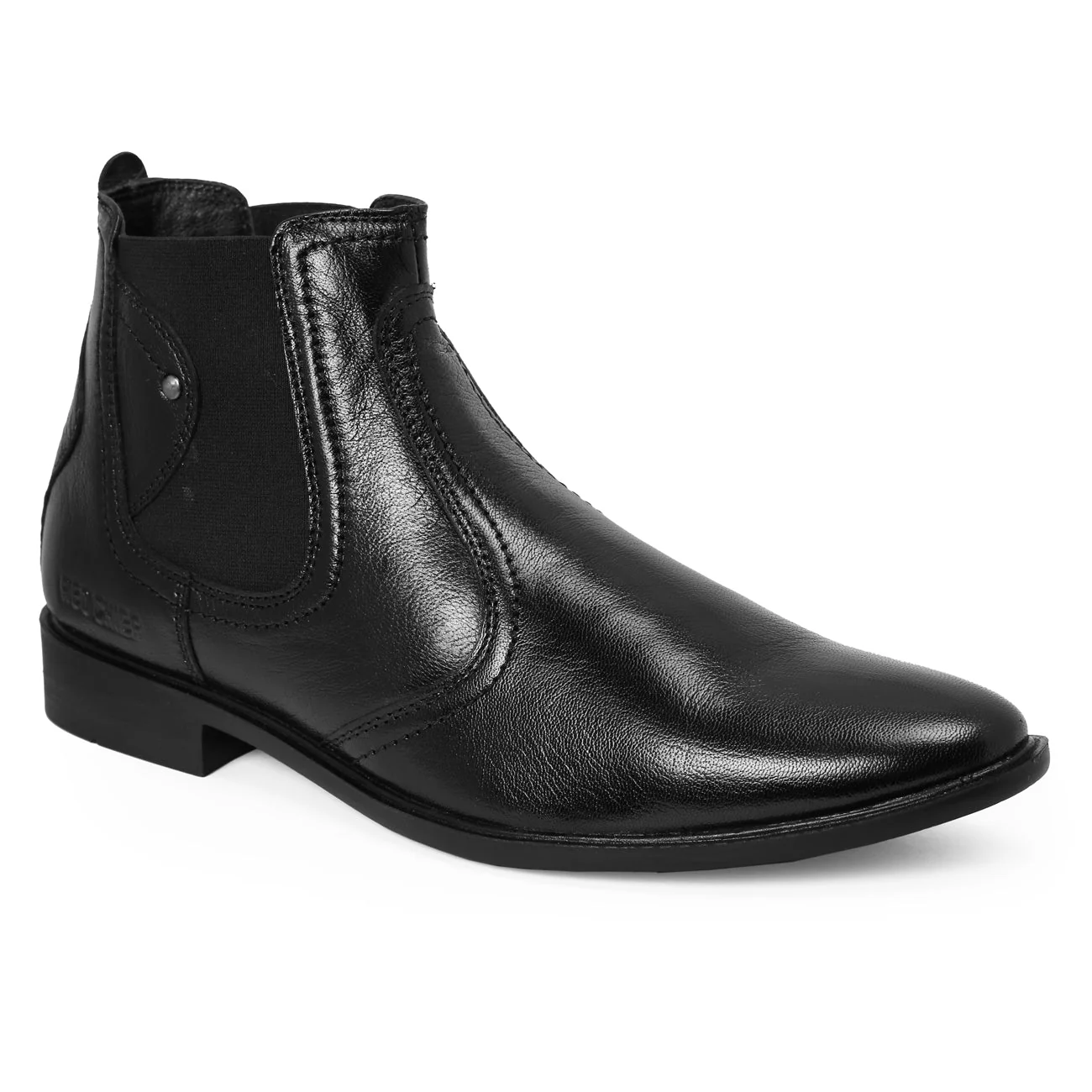 Red Chief Black Formal Chelsea Boot Shoes for Men RC3498 001 - Image 7