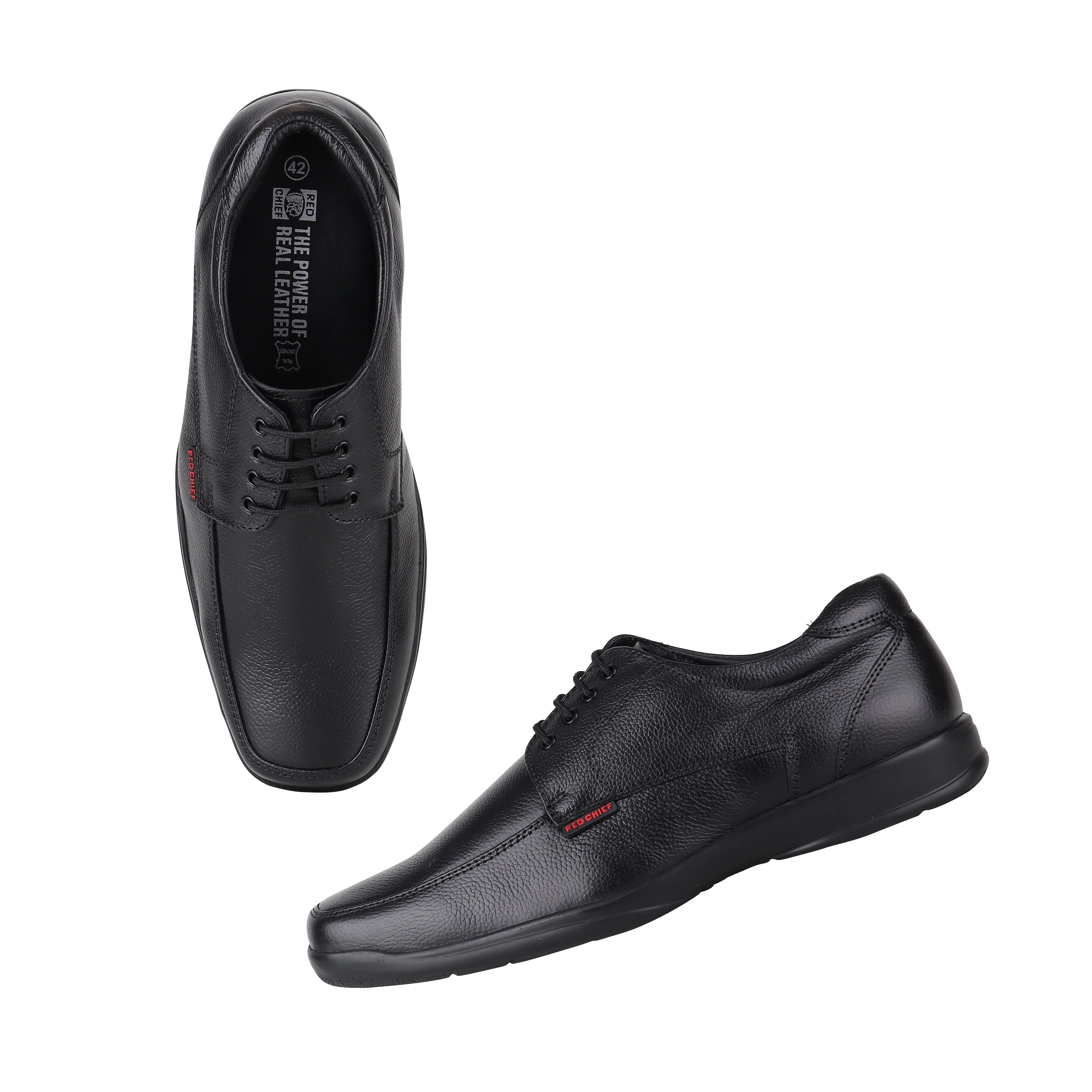 Red Chief Black Formal Shoes for Men RC3499 001 - Image 2