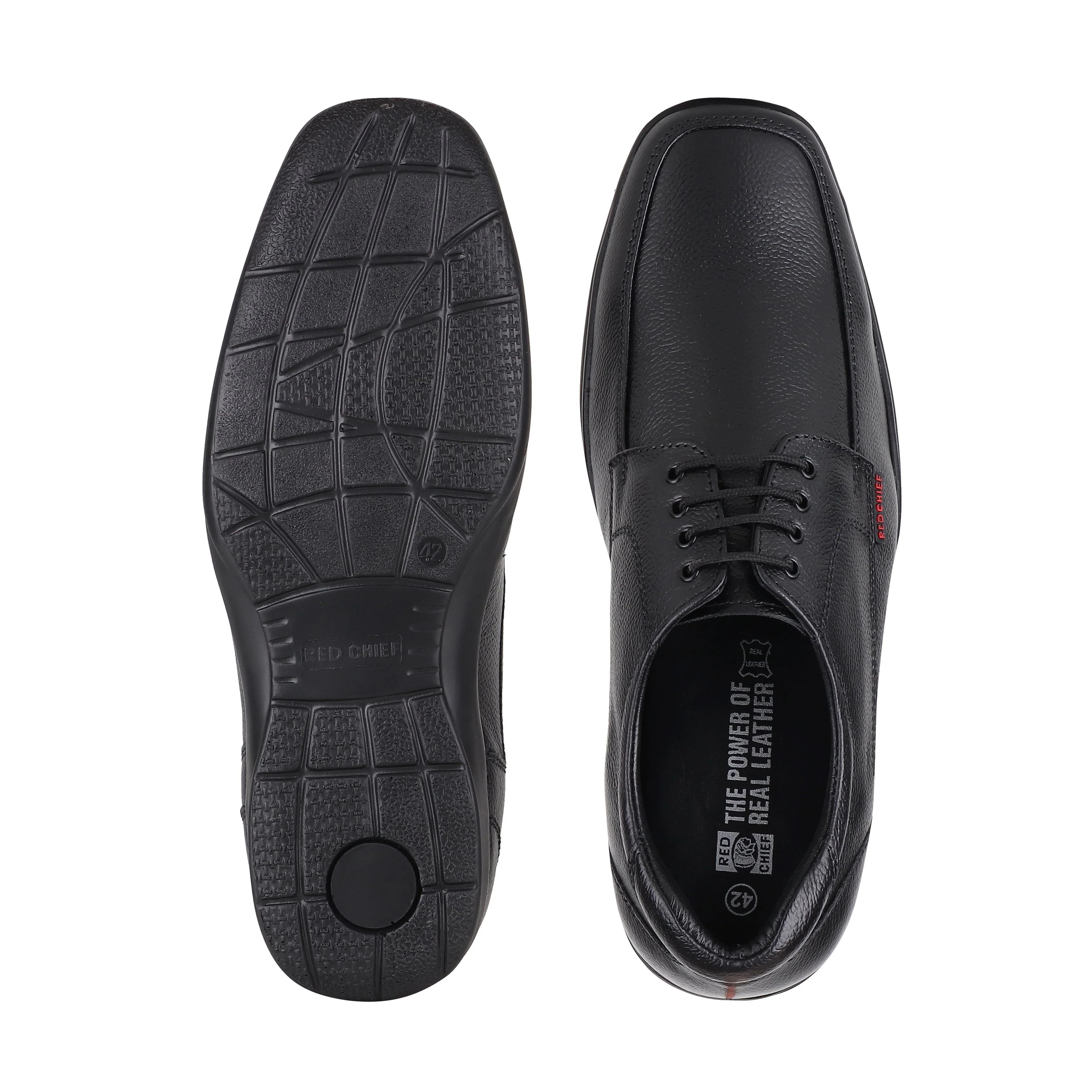 Red Chief Black Formal Shoes for Men RC3499 001 - Image 8