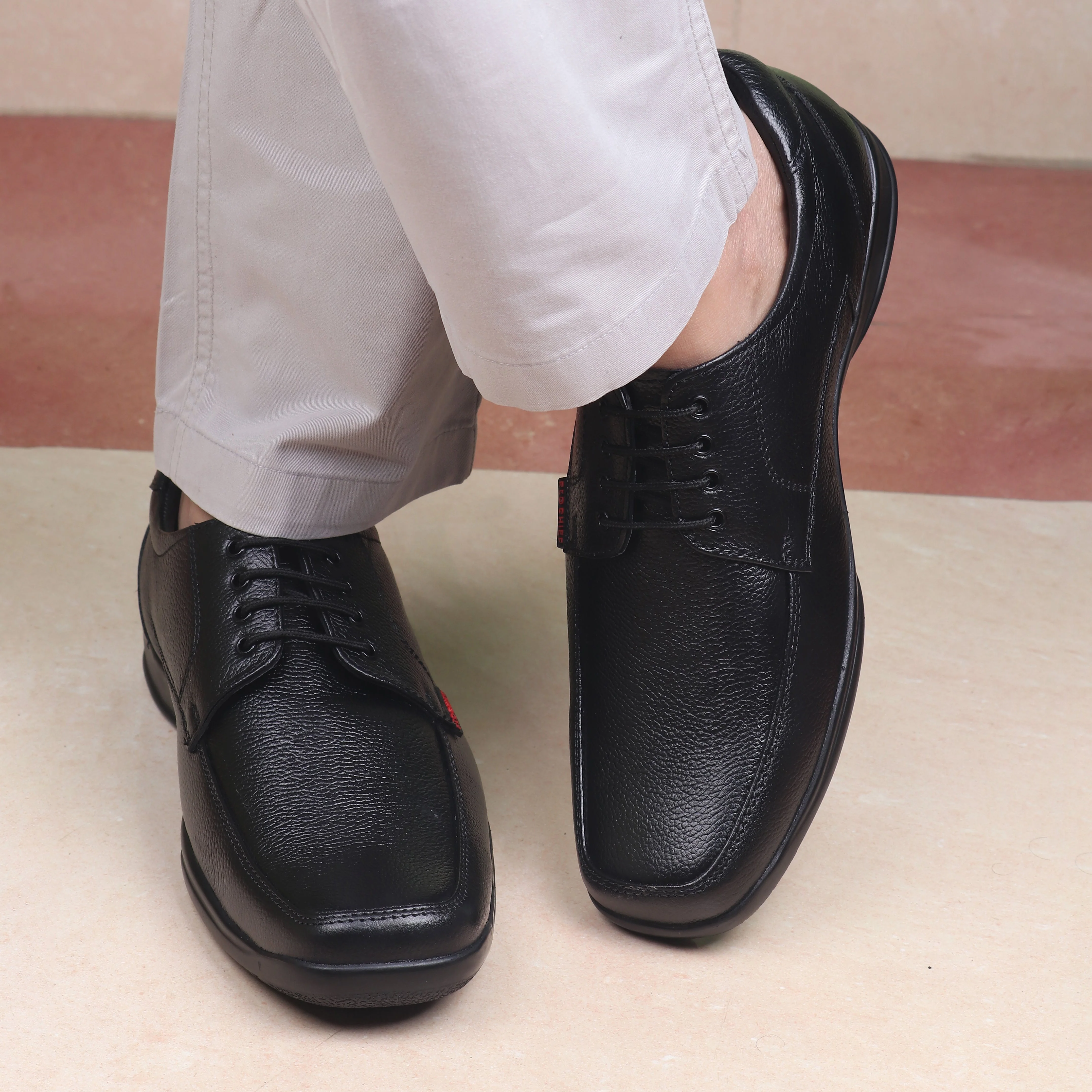 Red Chief Black Formal Shoes for Men RC3499 001 - Image 9